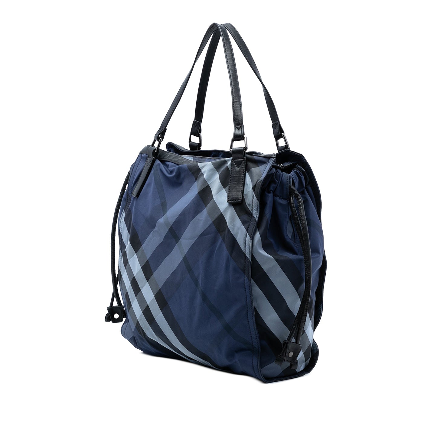 Burberry Supernova Check Nylon Buckleigh Tote