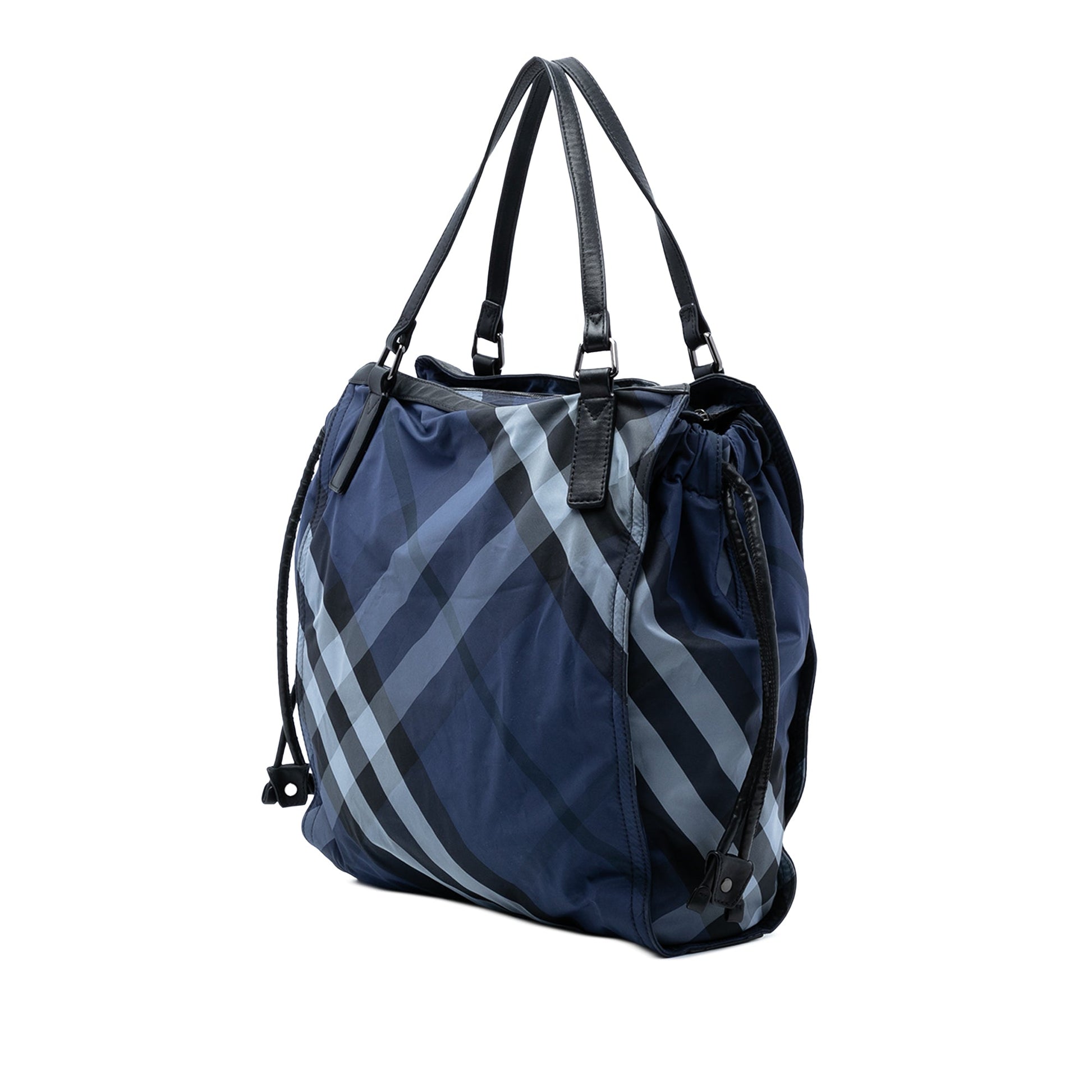 Burberry Supernova Check Nylon Buckleigh Tote