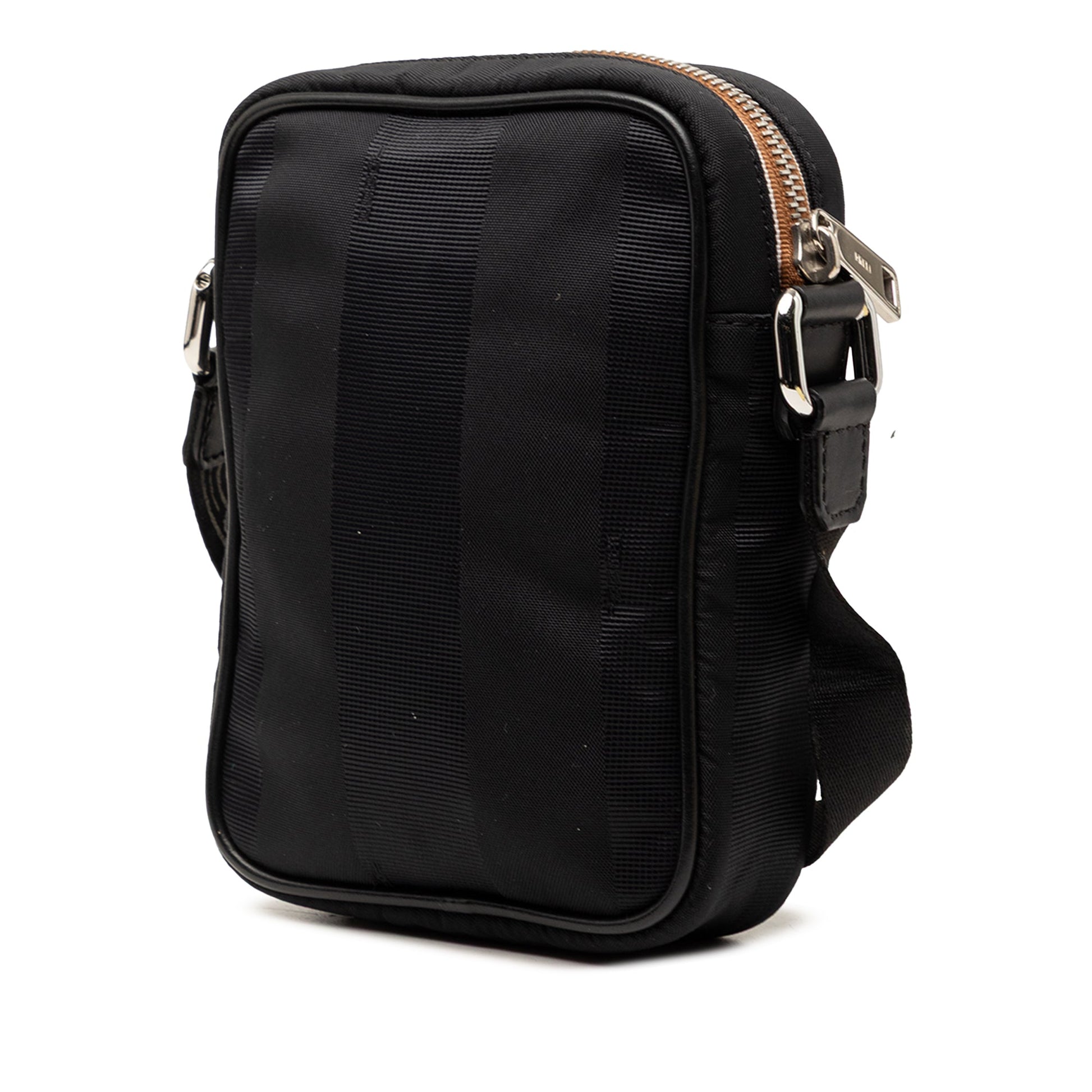 Fendi Small Pequin Nylon Roma Amor Messenger Bag