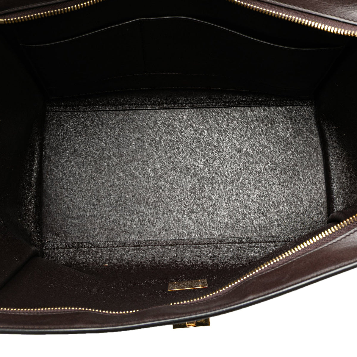 Celine Medium Tricolor Leather Trapeze Satchel