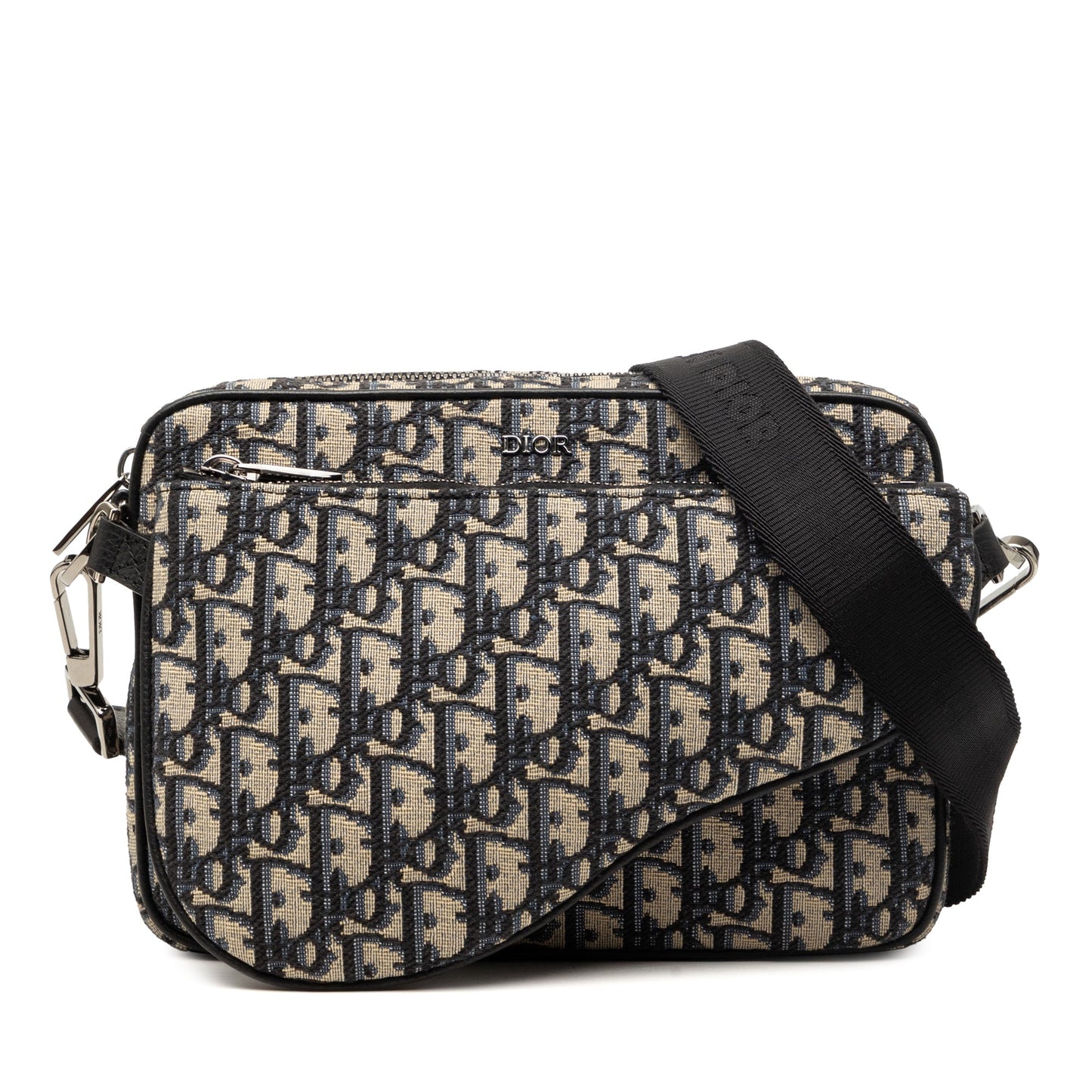 Dior Oblique Canvas Saddle Triple Pouch