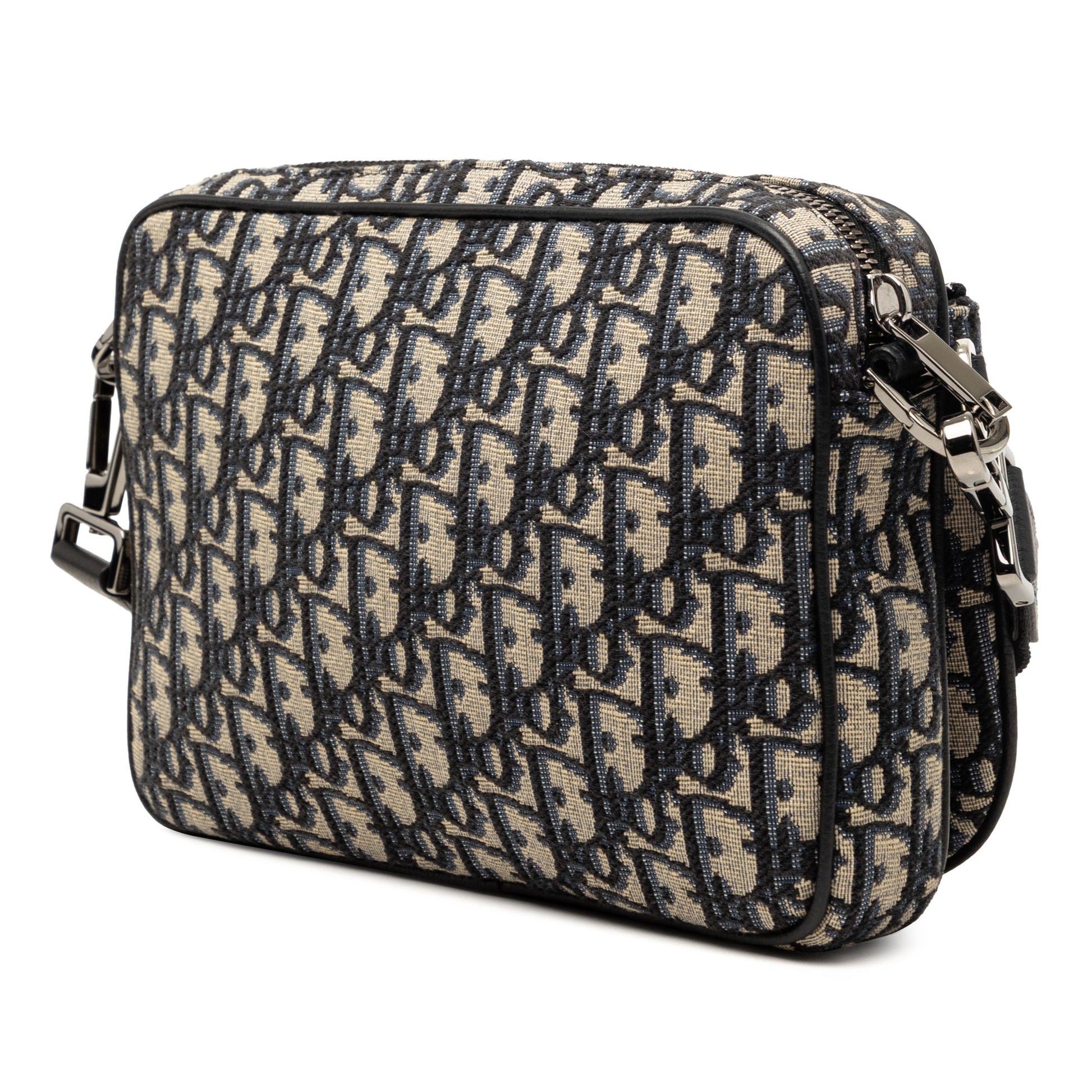 Dior Oblique Canvas Saddle Triple Pouch