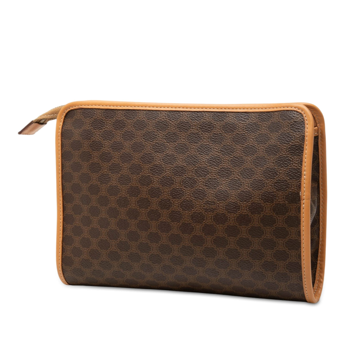 Celine Macadam Coated Canvas Clutch