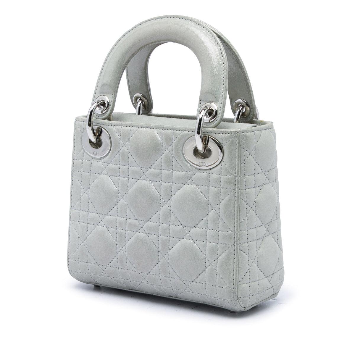 Dior Mini Iridescent Lambskin Cannage Lady Dior