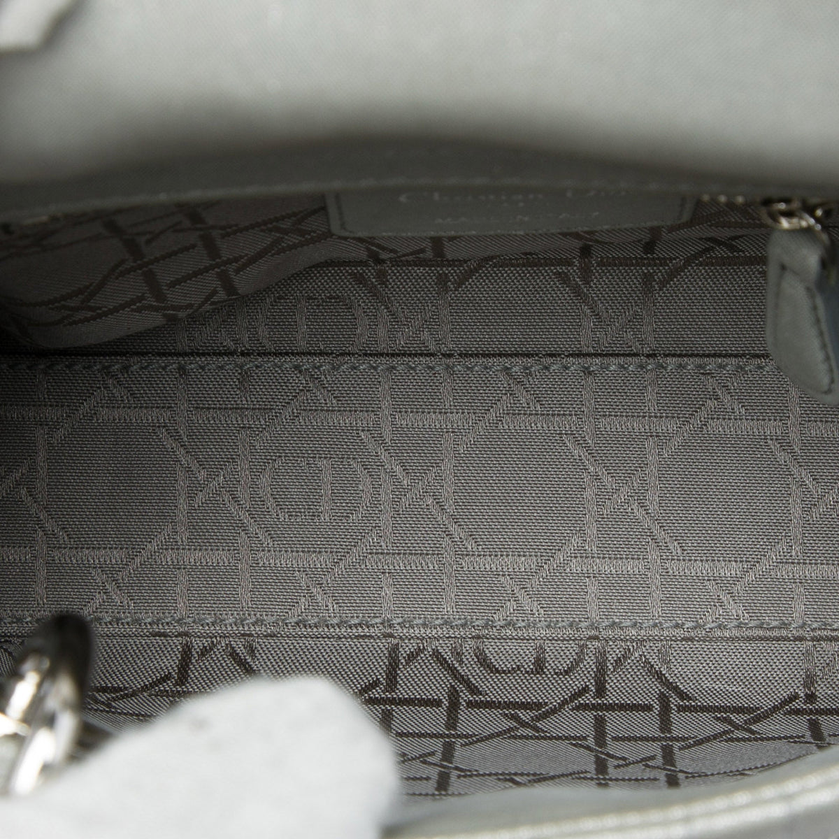 Dior Mini Iridescent Lambskin Cannage Lady Dior