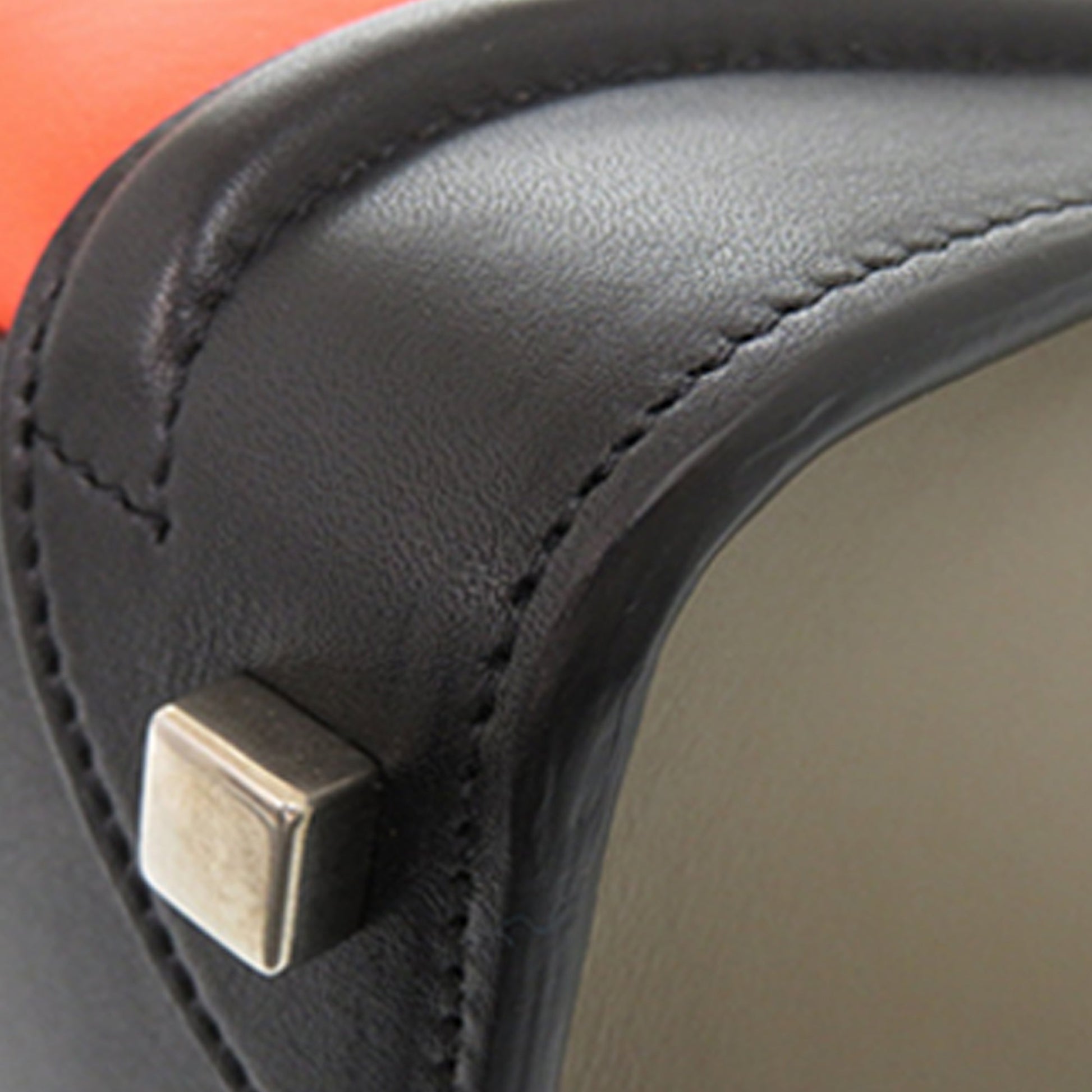 Micro Tricolor Leather Luggage Tote