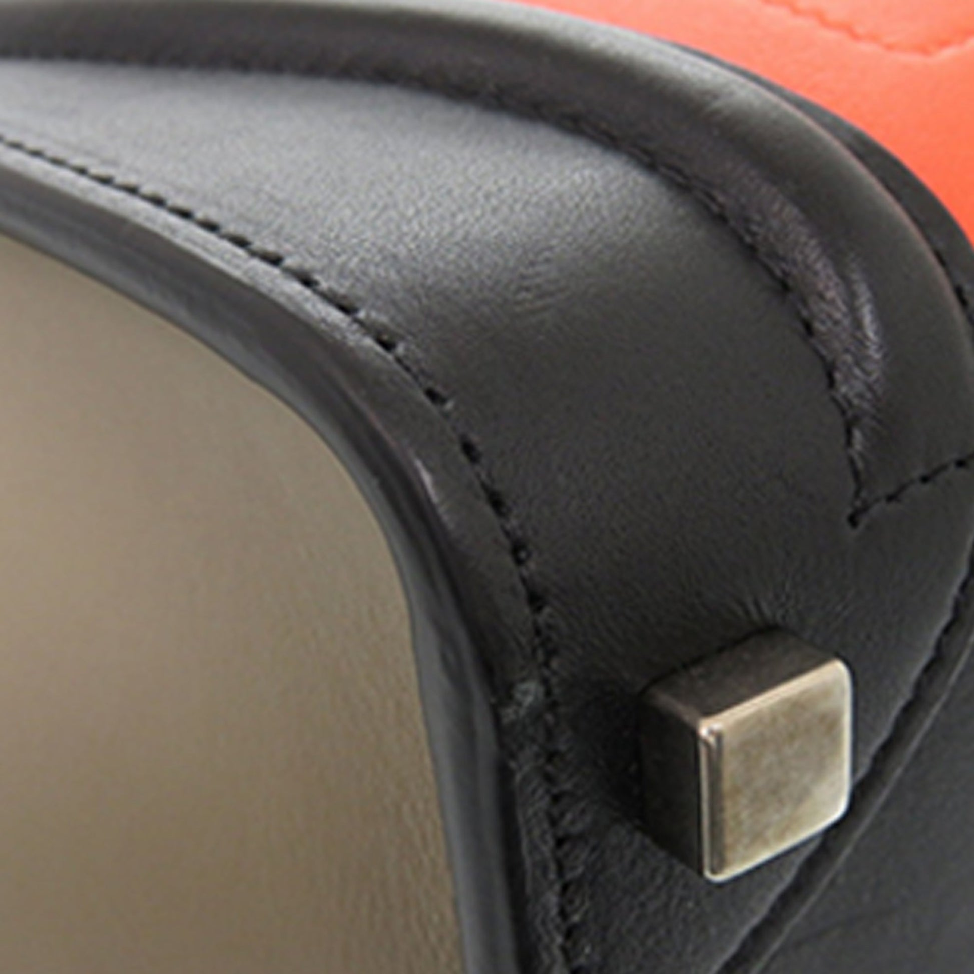 Micro Tricolor Leather Luggage Tote
