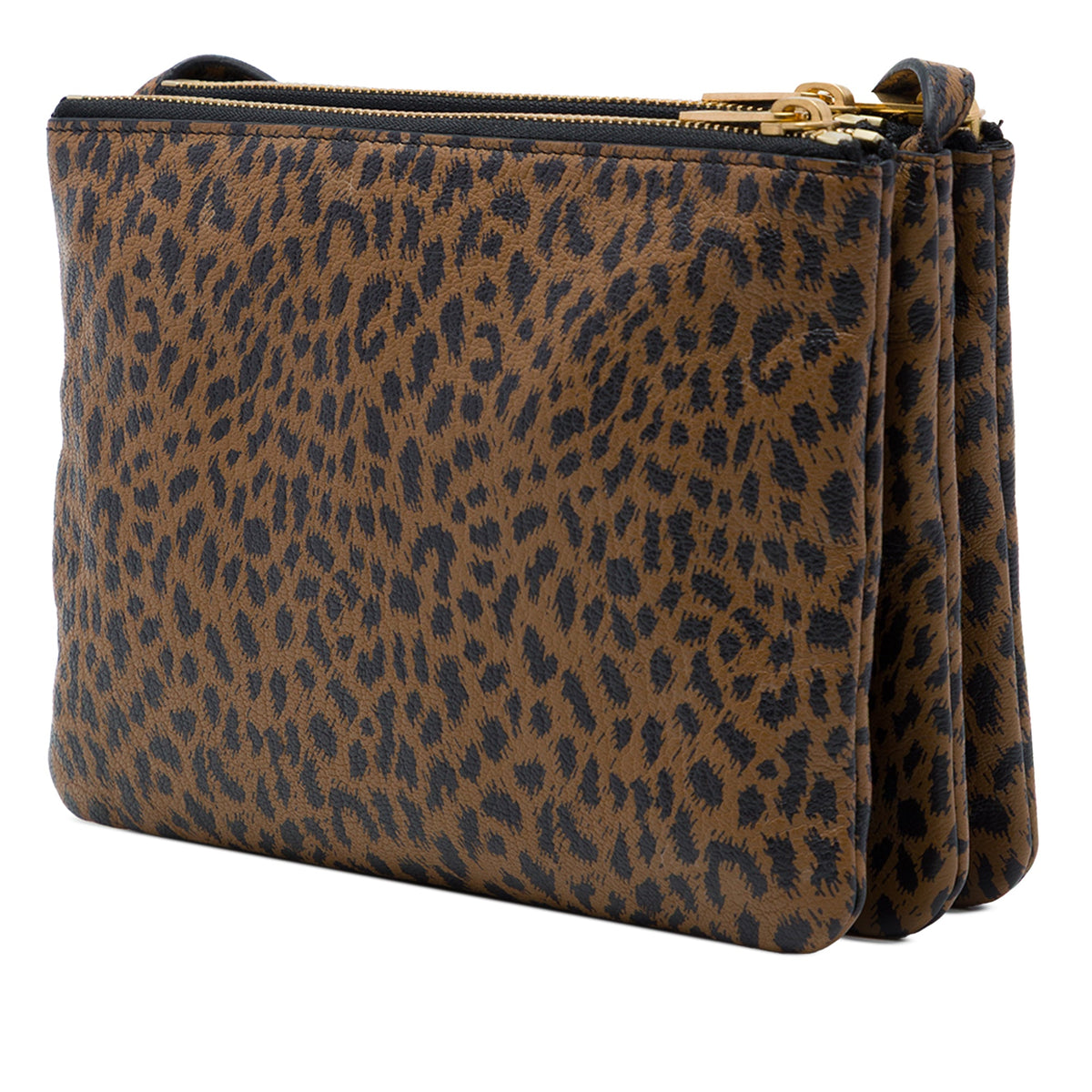 Celine Small Leopard Printed Goatskin Crossbody