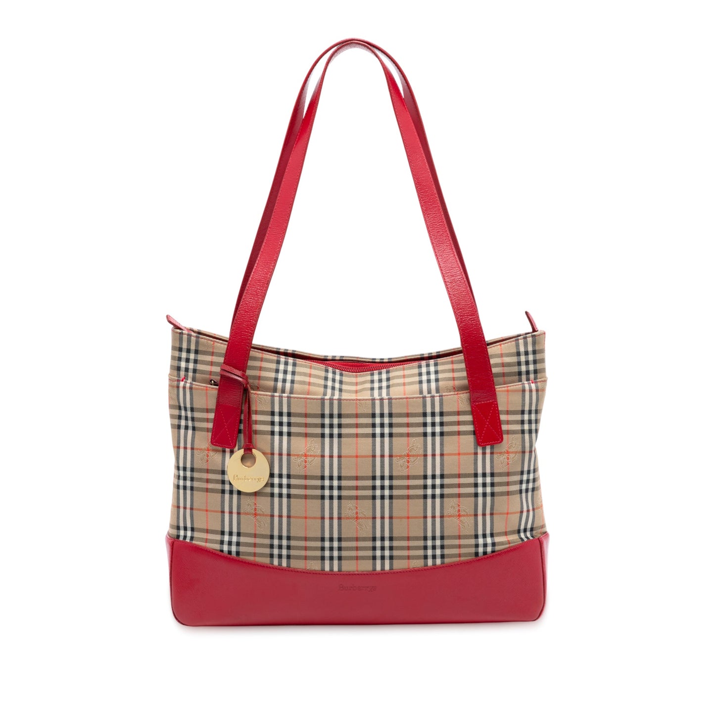 Burberry Haymarket Check Canvas Tote