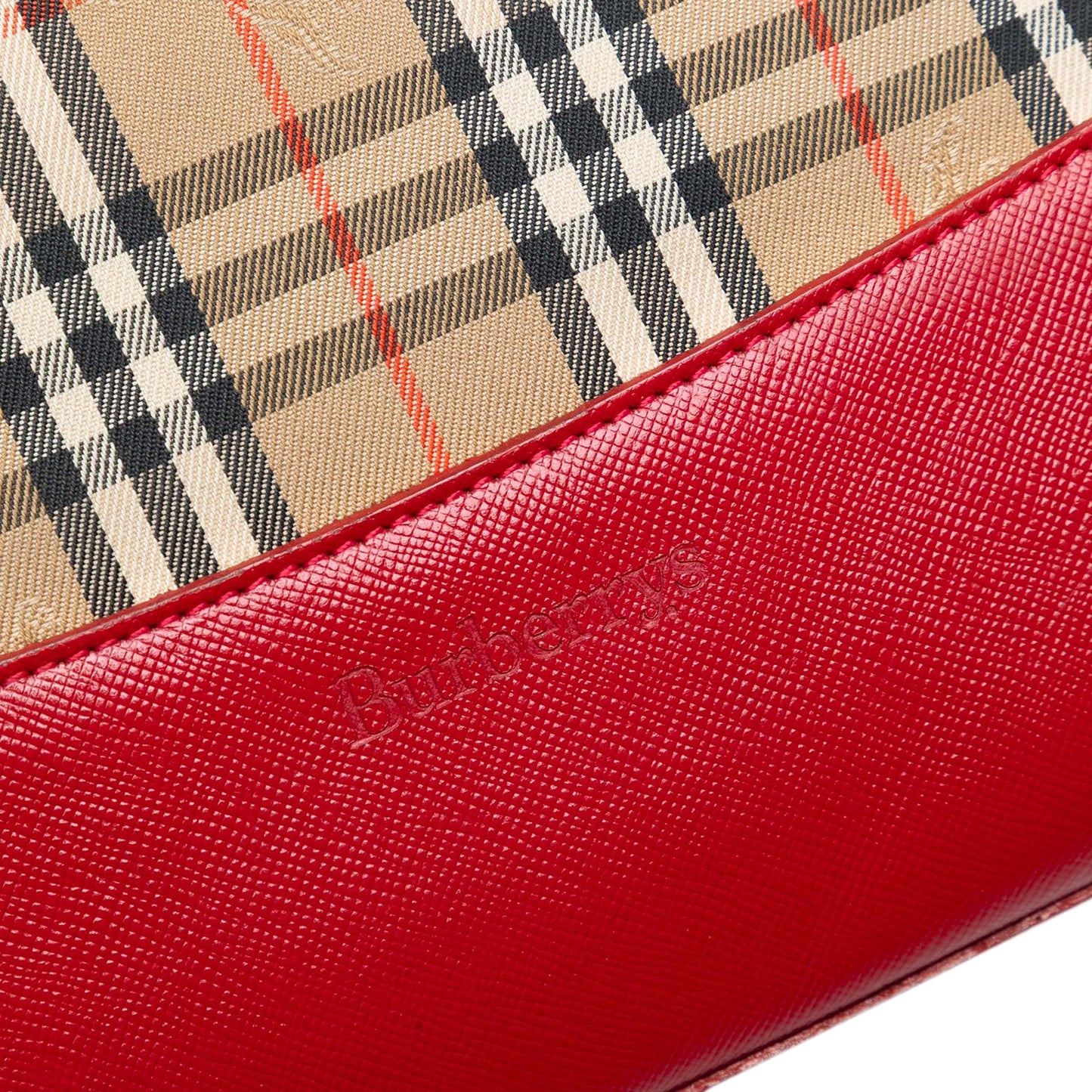 Burberry Haymarket Check Canvas Tote