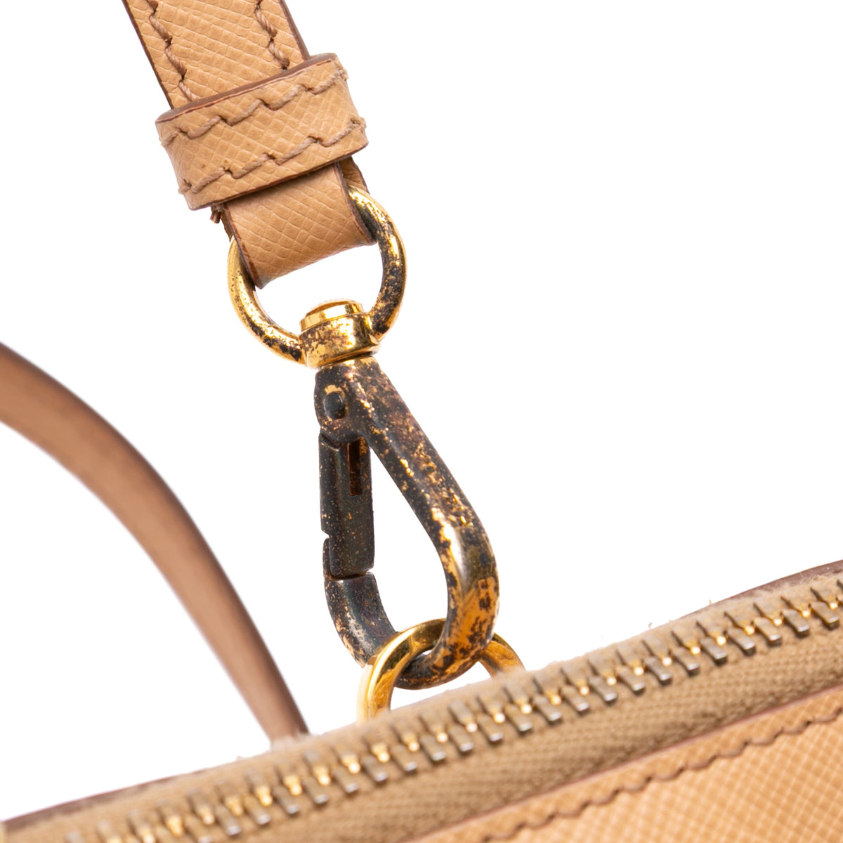 Prada Medium Saffiano Lux Promenade Satchel