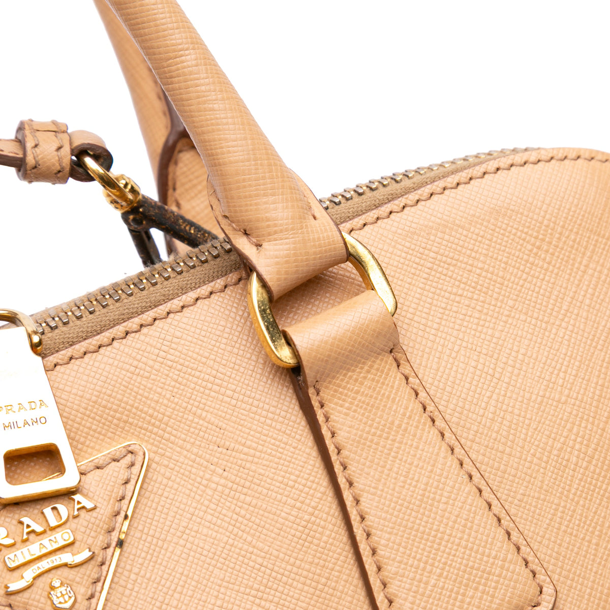 Prada Medium Saffiano Lux Promenade Satchel