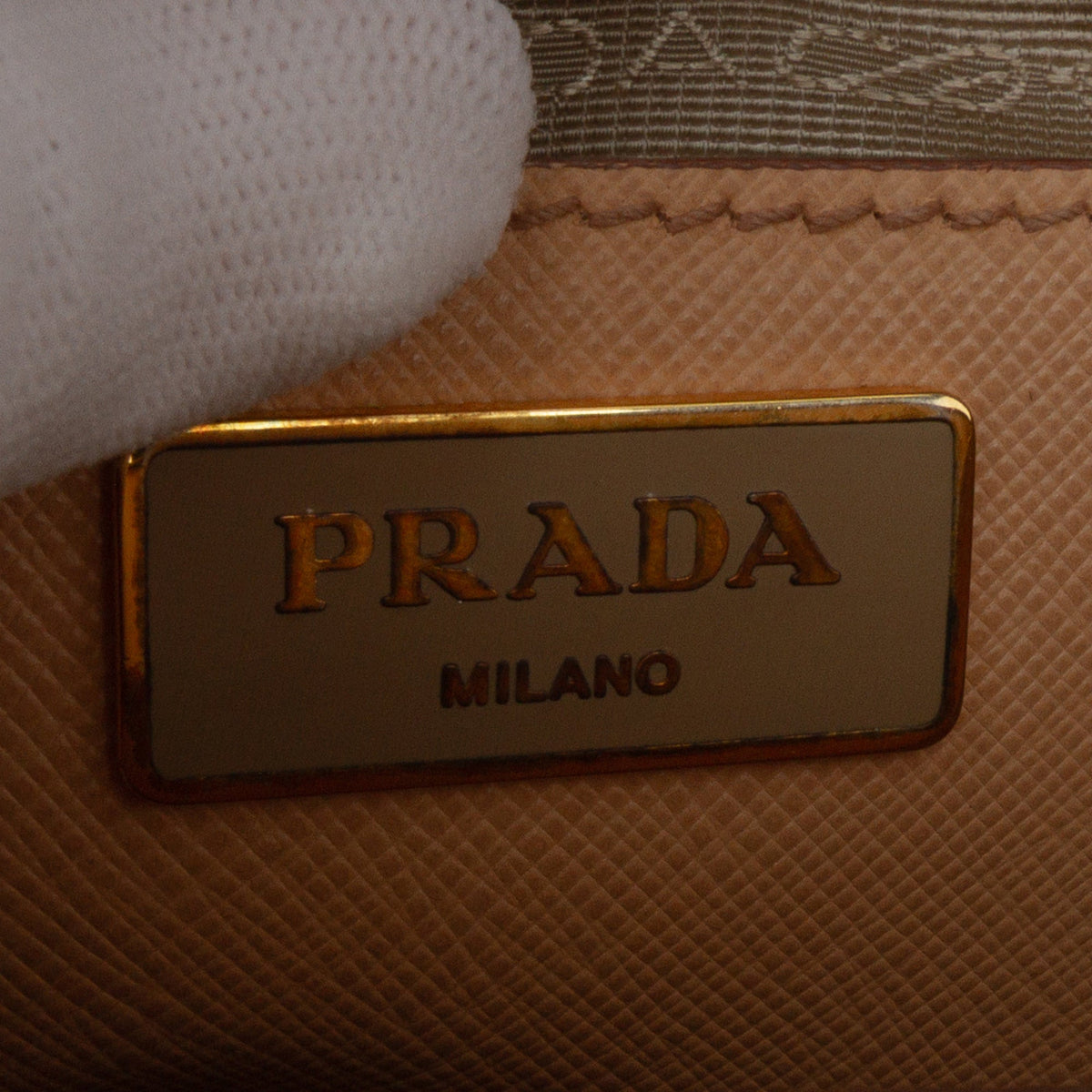 Prada Medium Saffiano Lux Promenade Satchel
