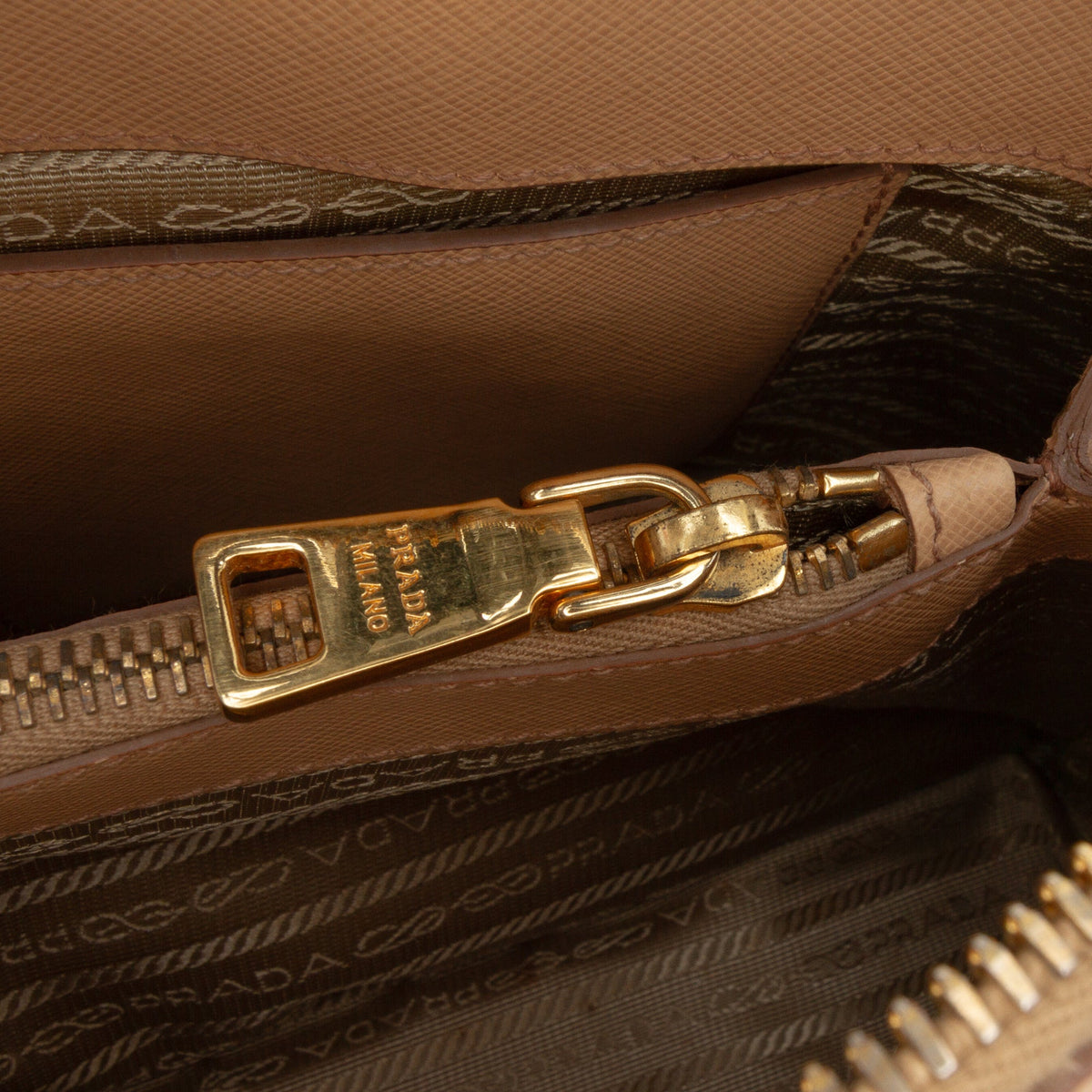 Prada Medium Saffiano Lux Promenade Satchel