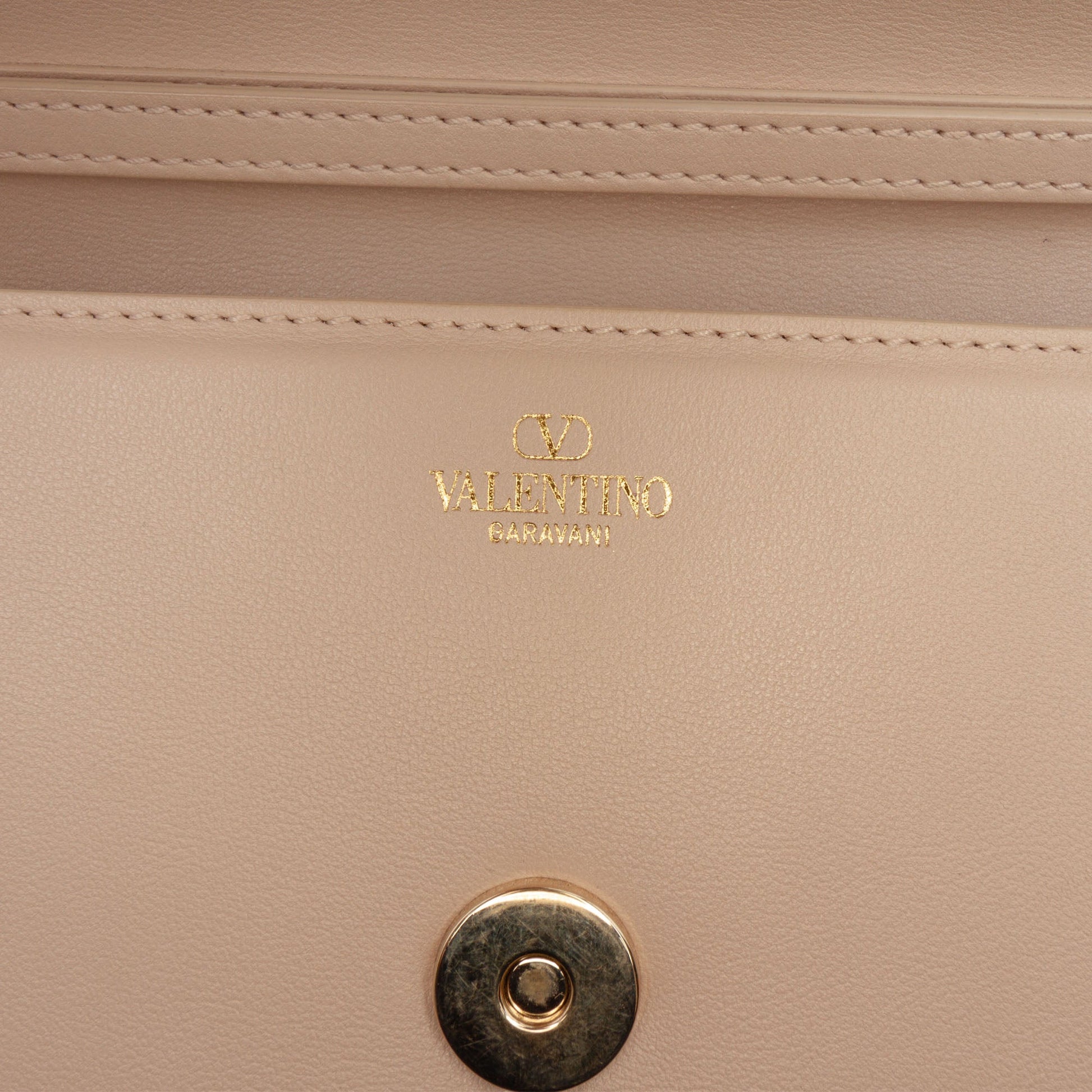 Valentino Small Calfskin VLogo Loco Satchel