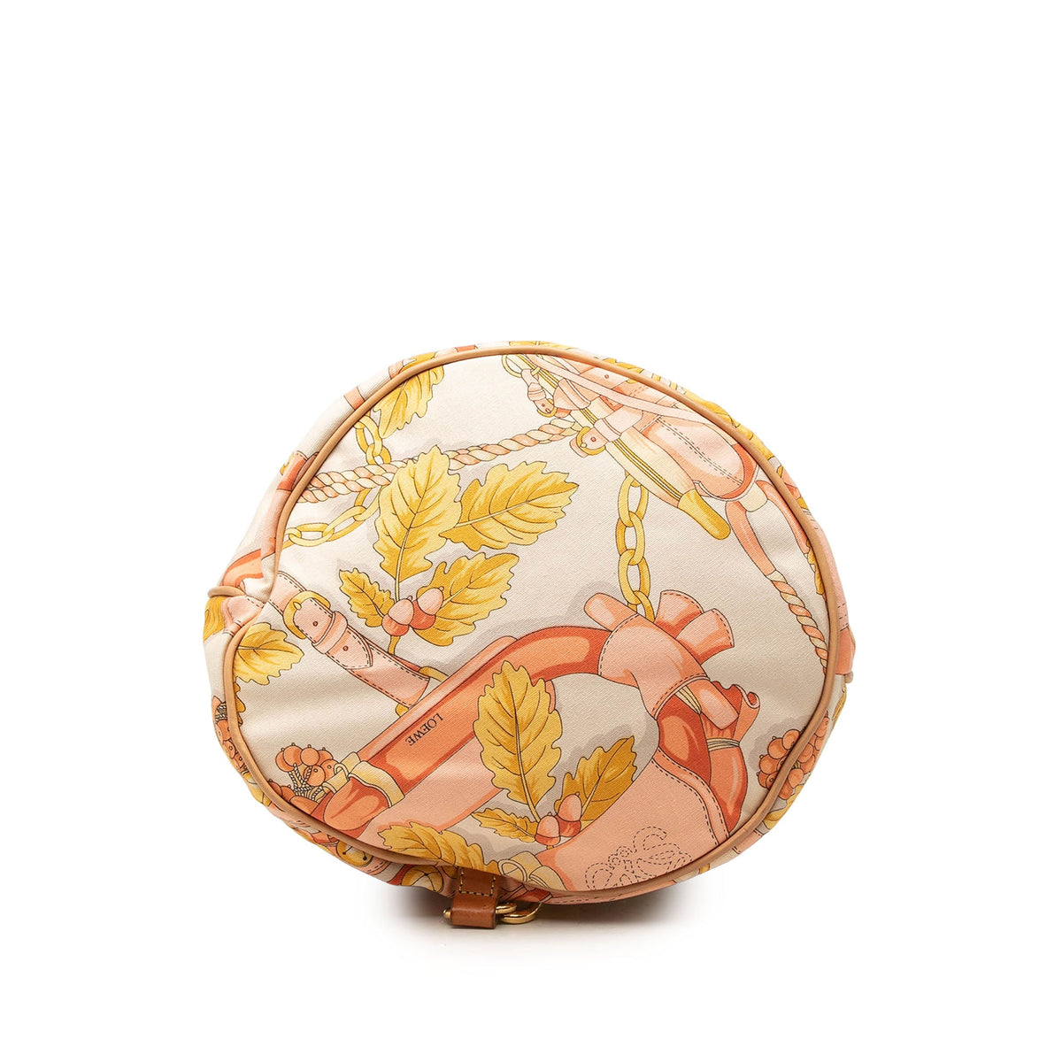 LOEWE Botanical Printed Canvas Backpack