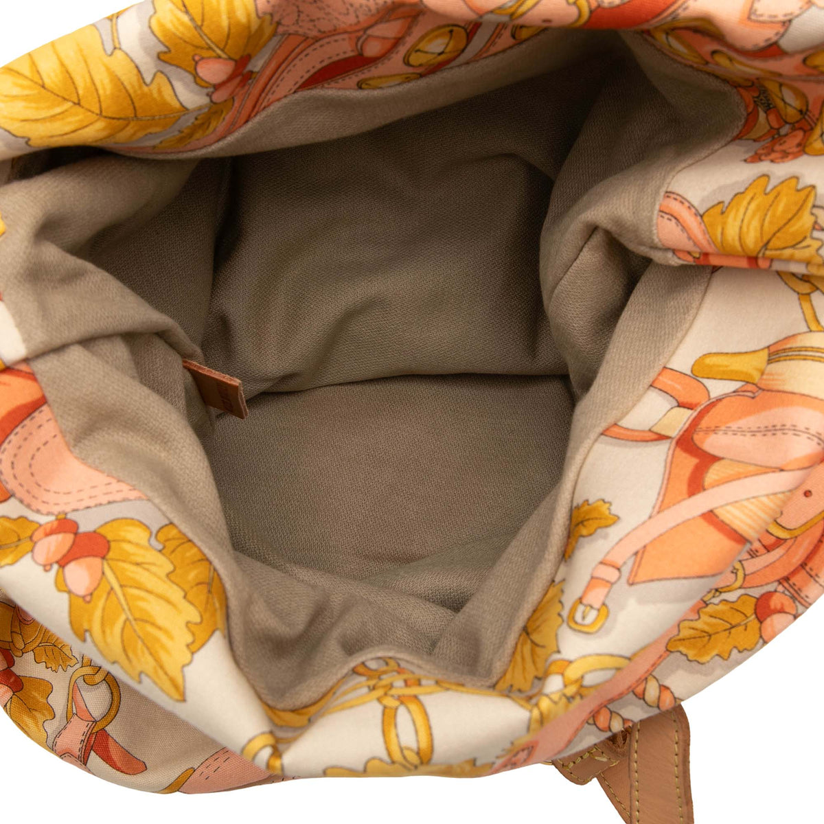 LOEWE Botanical Printed Canvas Backpack