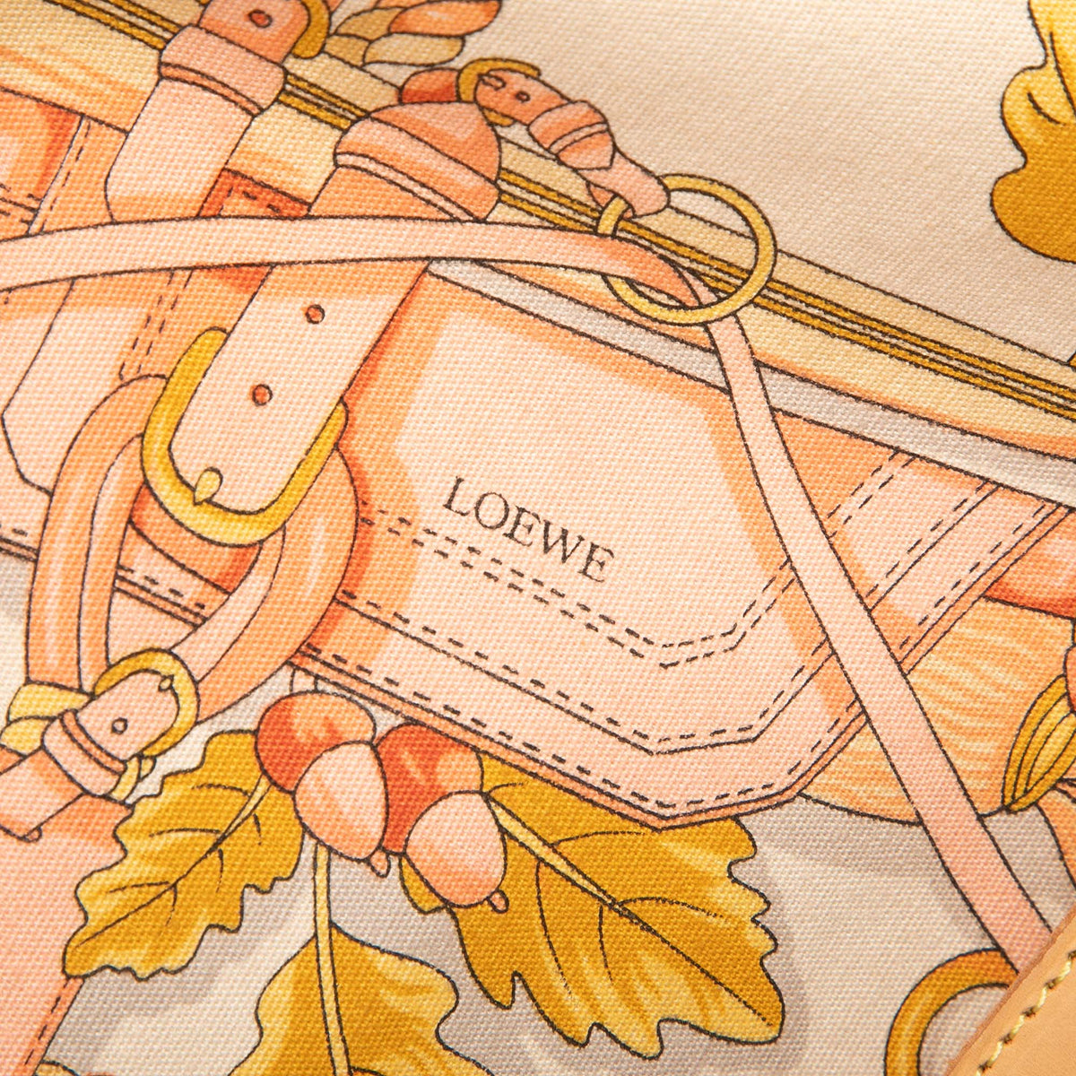 LOEWE Botanical Printed Canvas Backpack