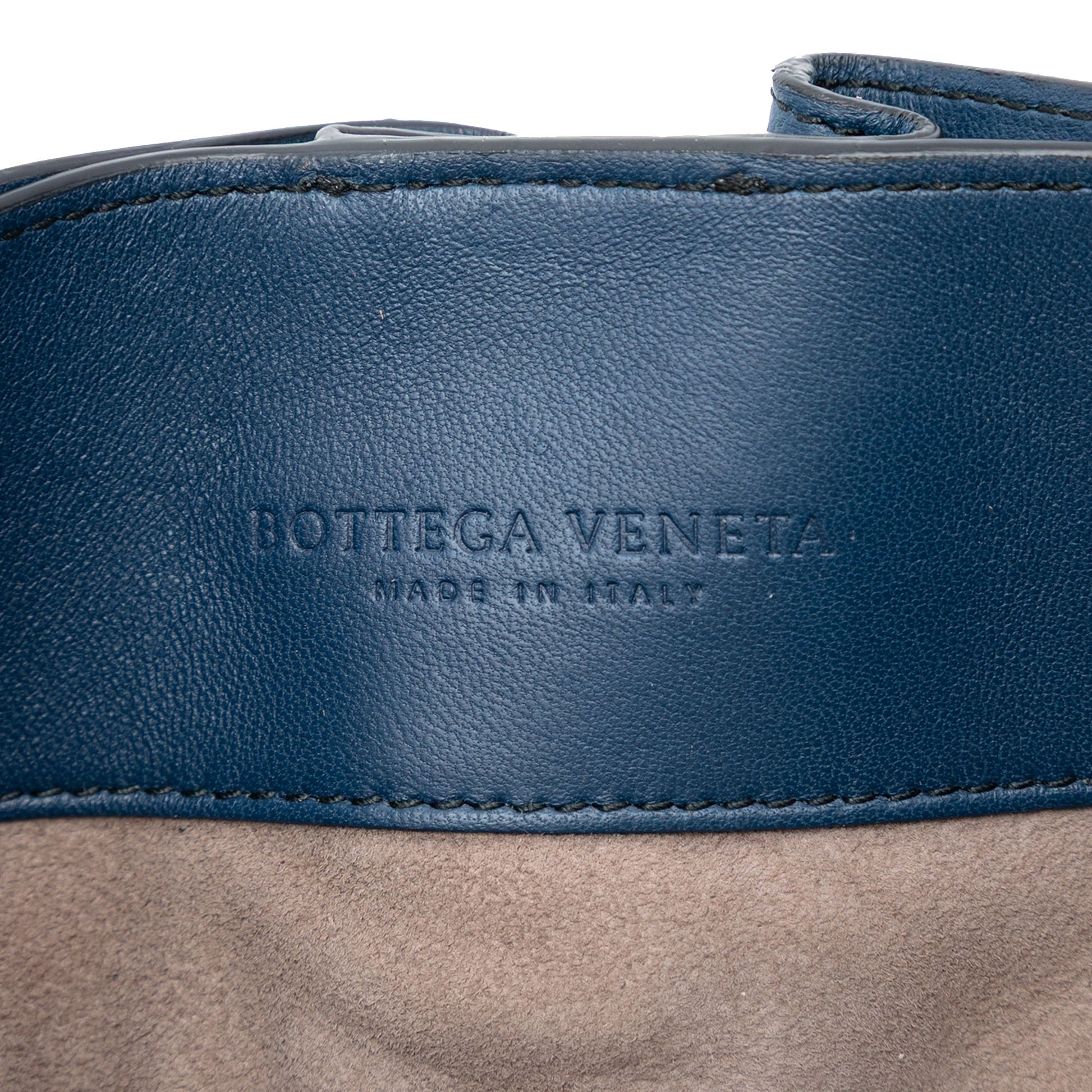 Bottega Veneta Nappa Intrecciato Double Pocket Flap Crossbody