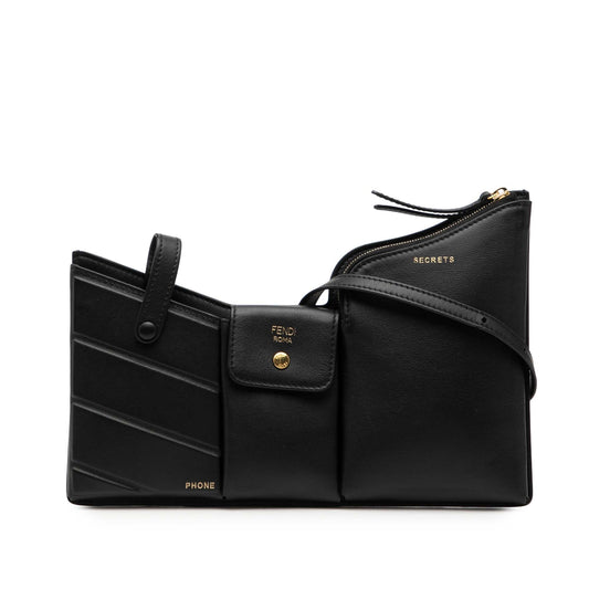 Fendi Mini Leather 3 Pocket Crossbody
