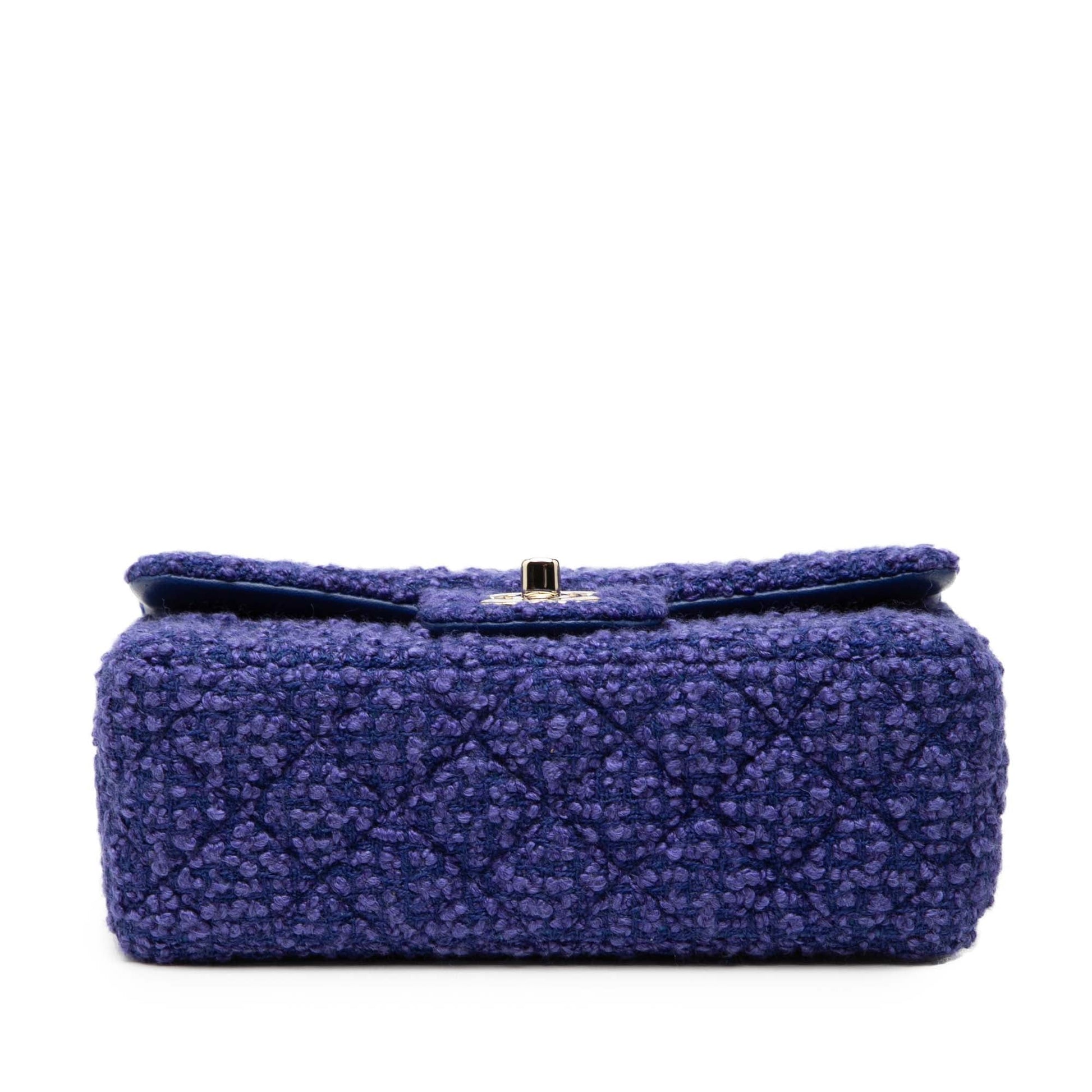 Chanel Mini Rectangular Classic Tweed Single Flap
