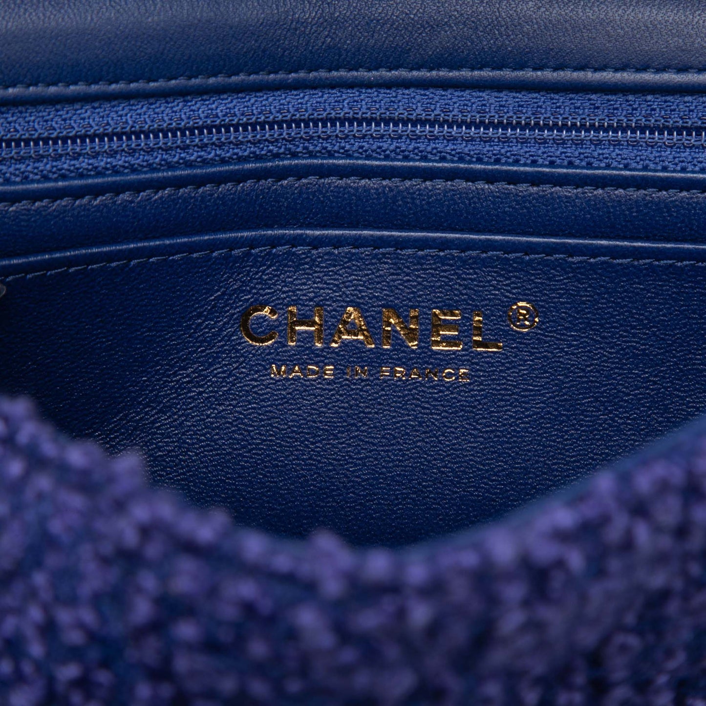 Chanel Mini Rectangular Classic Tweed Single Flap