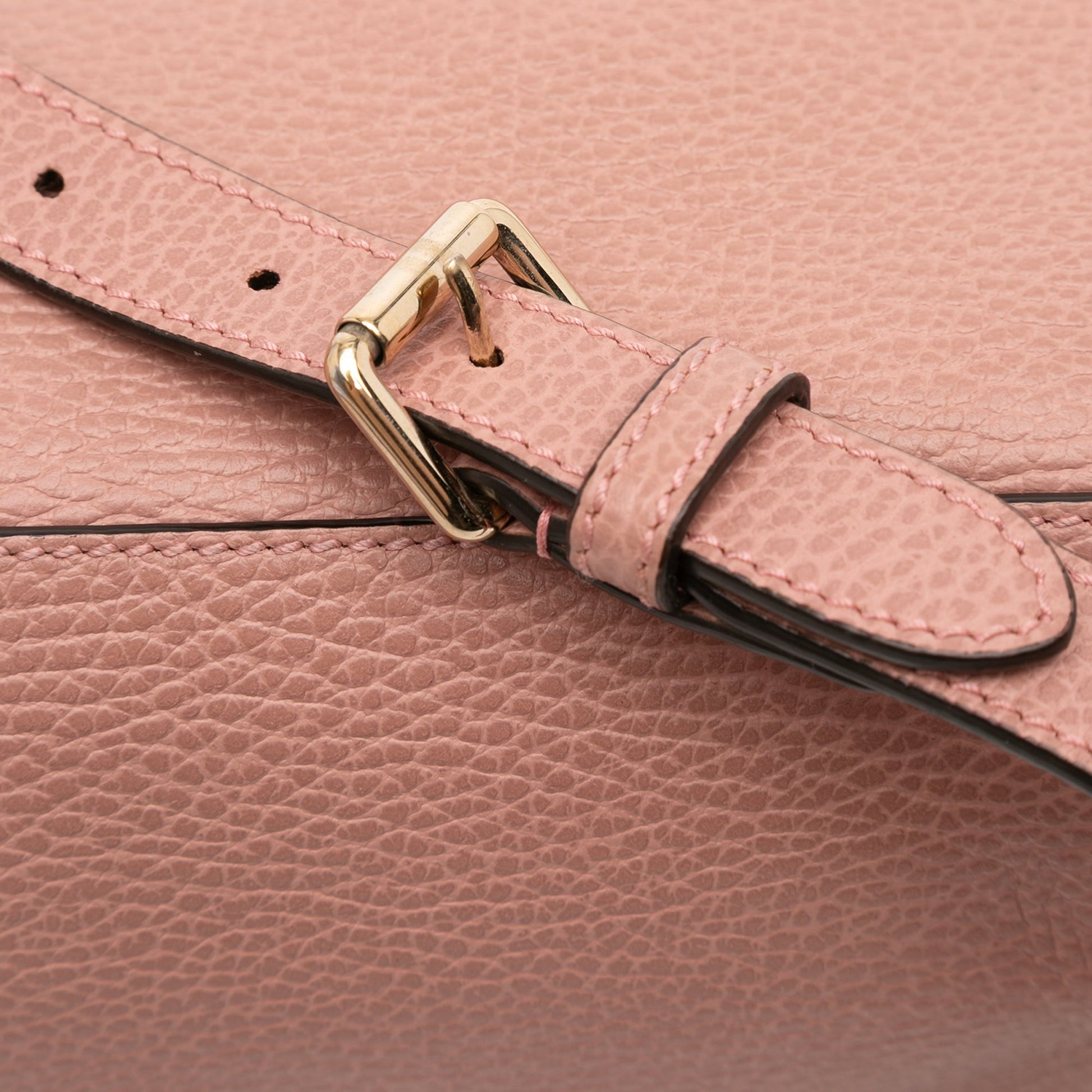 Gucci Leather Bamboo Tassel Satchel