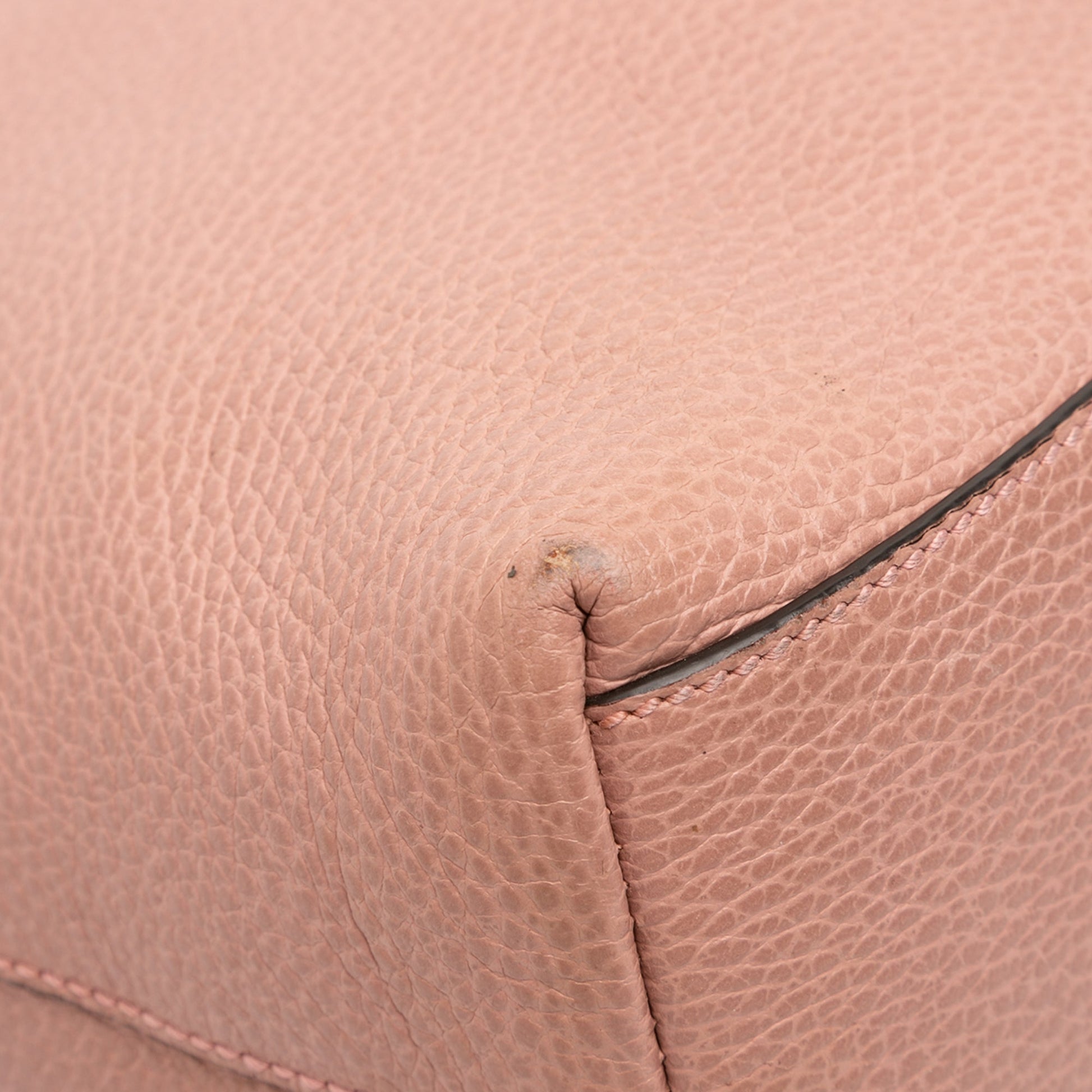 Gucci Leather Bamboo Tassel Satchel