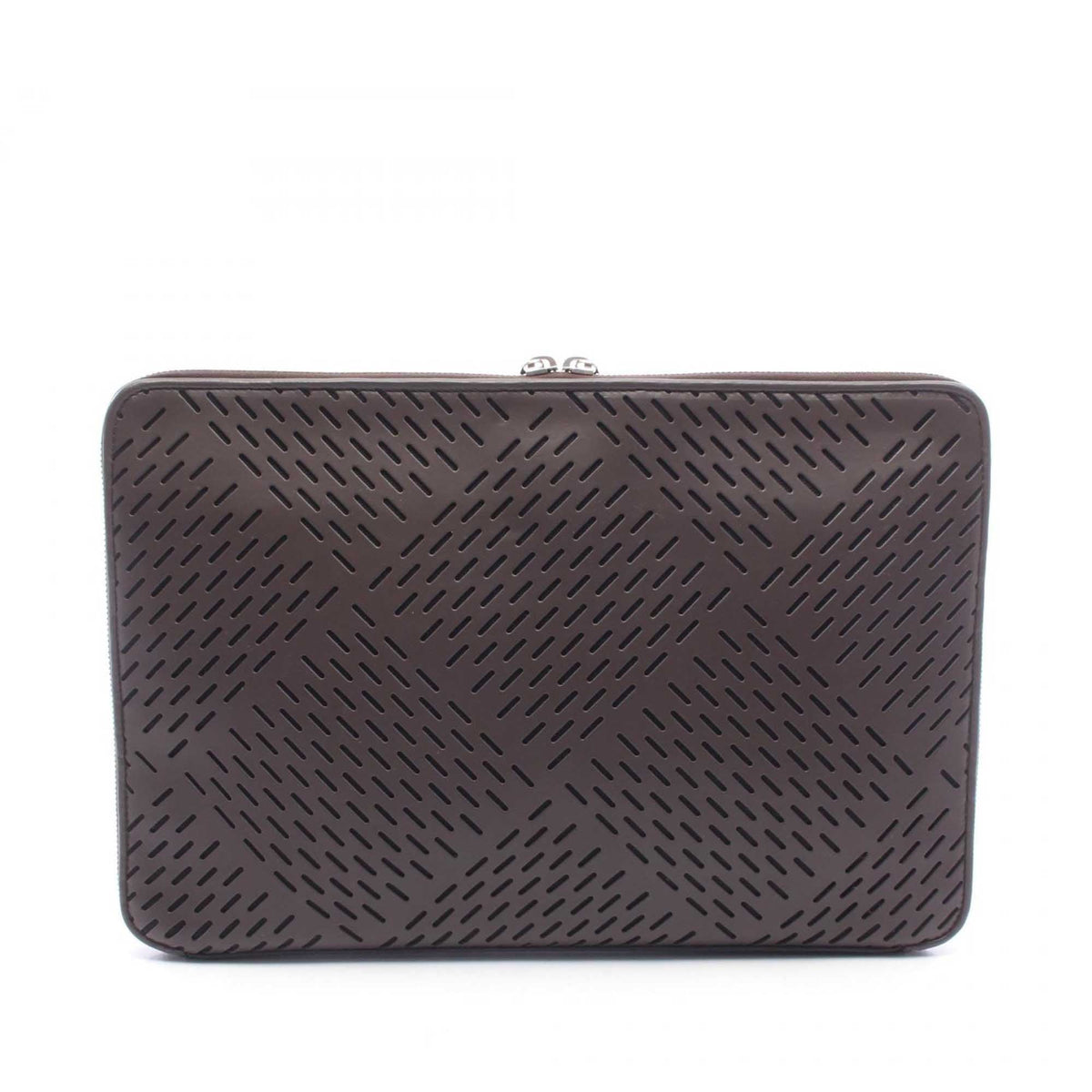 Bottega Veneta Leather Punching Clutch
