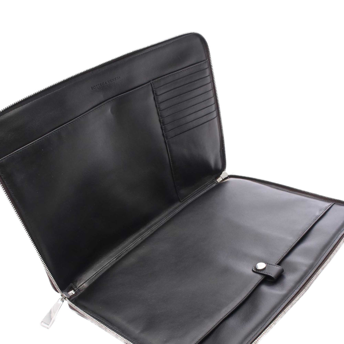 Bottega Veneta Leather Punching Clutch