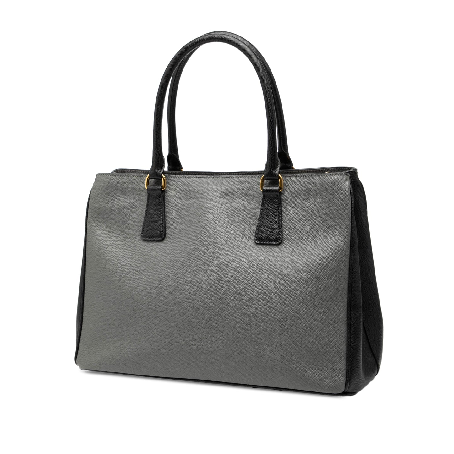 Prada Medium Bicolor Saffiano Lux Galleria Satchel