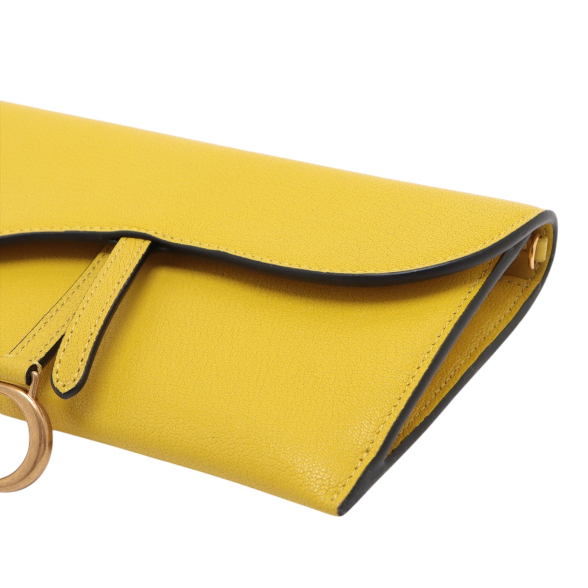 Dior Calfskin Saddle Wallet On Chain
