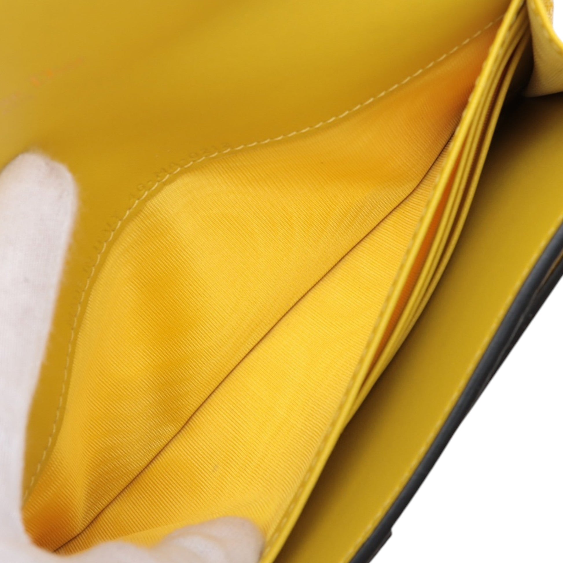 Dior Calfskin Saddle Wallet On Chain