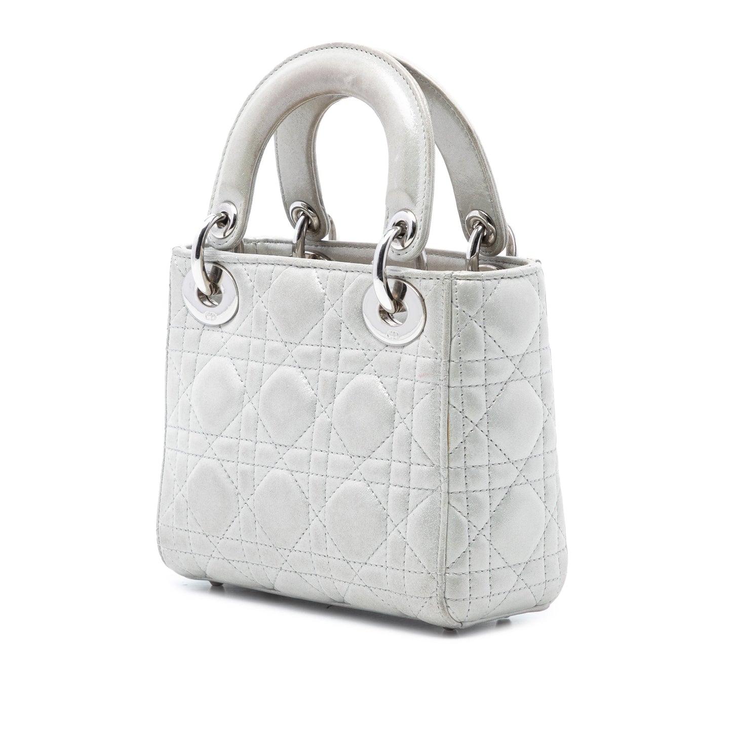 Dior Mini Iridescent Lambskin Cannage Lady Dior