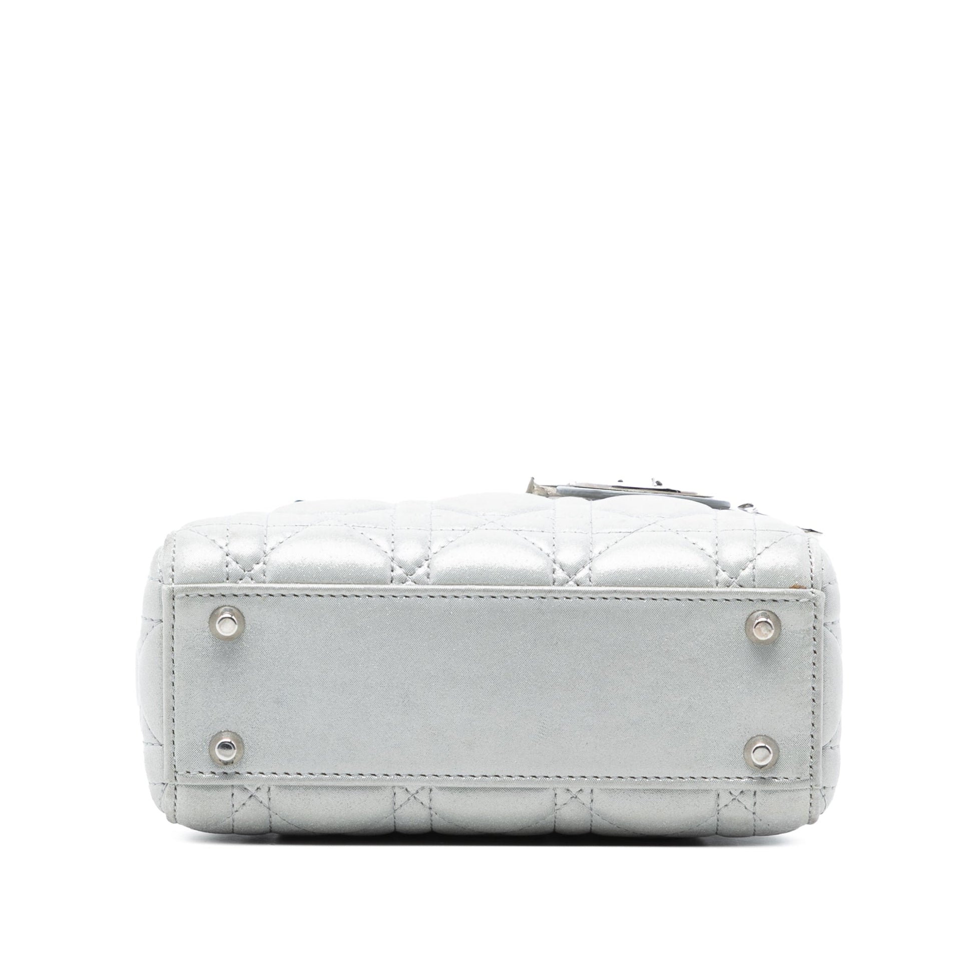 Dior Mini Iridescent Lambskin Cannage Lady Dior