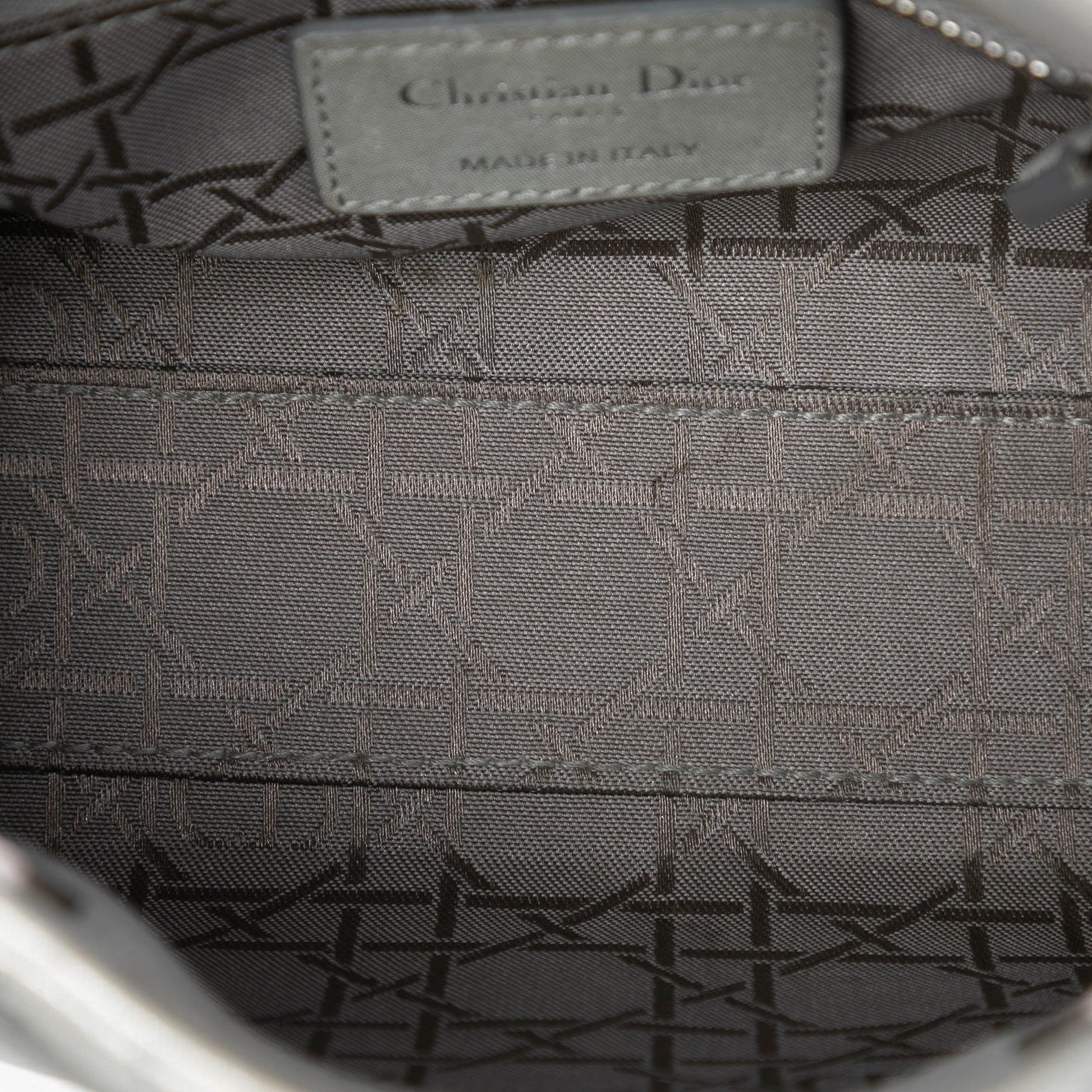 Dior Mini Iridescent Lambskin Cannage Lady Dior