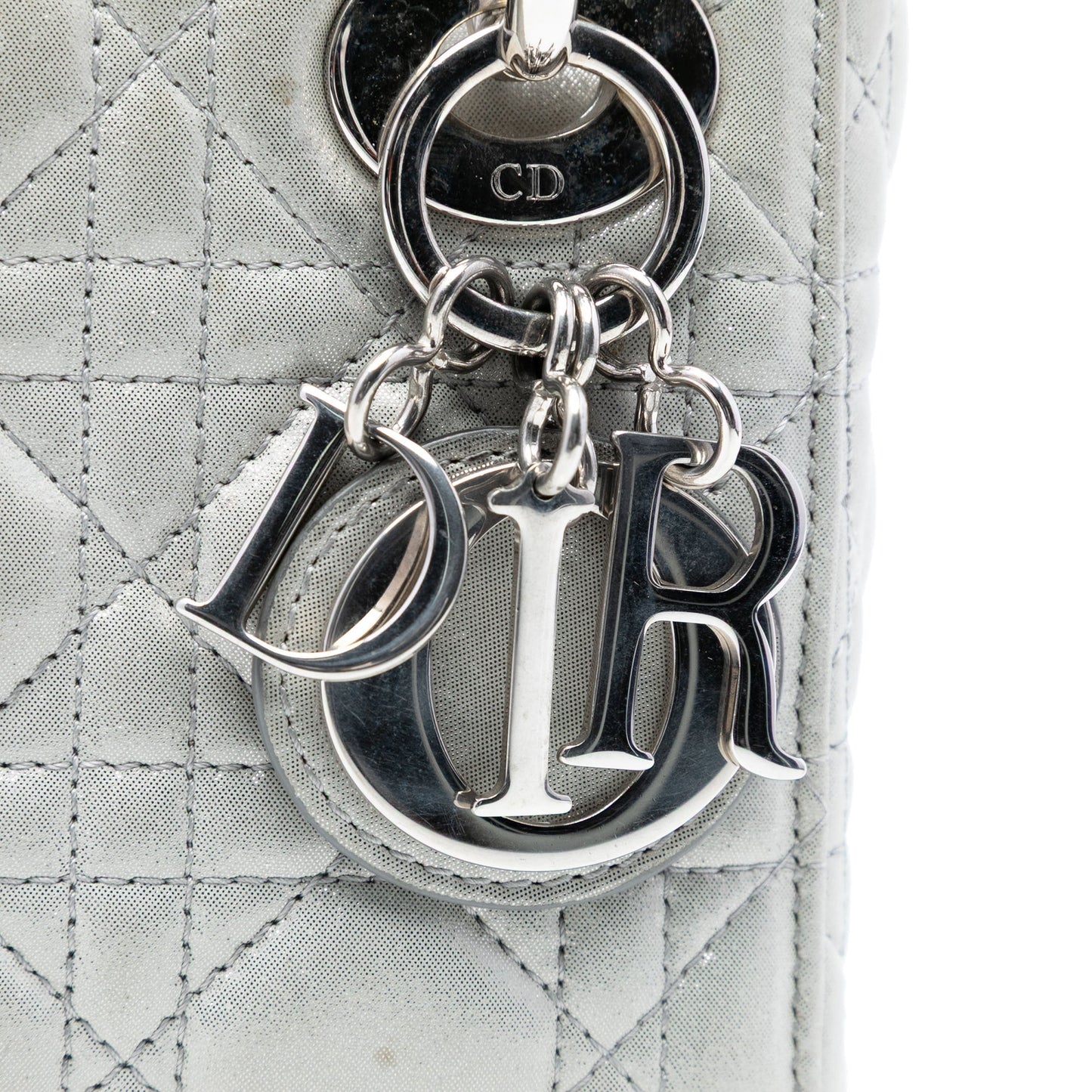 Dior Mini Iridescent Lambskin Cannage Lady Dior