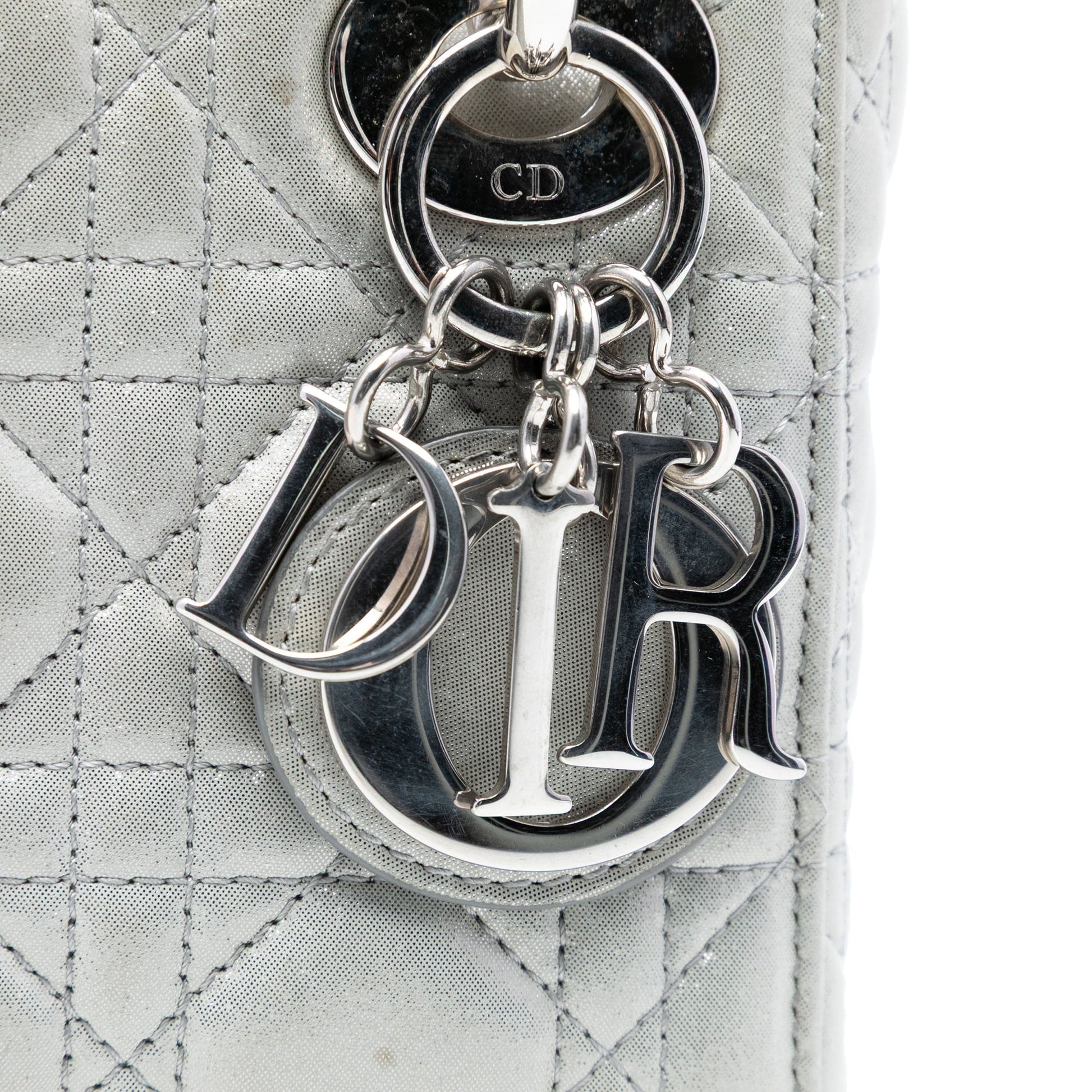 Dior Mini Iridescent Lambskin Cannage Lady Dior