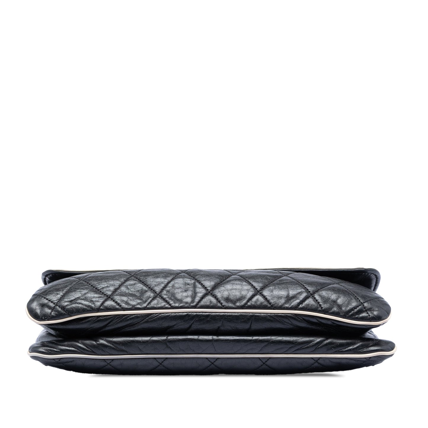 Chanel Quilted Lambskin East West Mademoiselle Flap