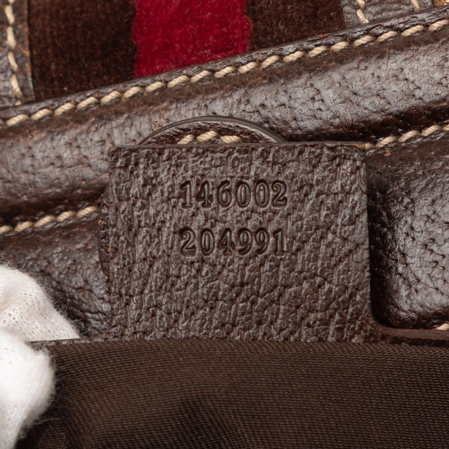 Horsebit Canvas Web Treasure Handbag