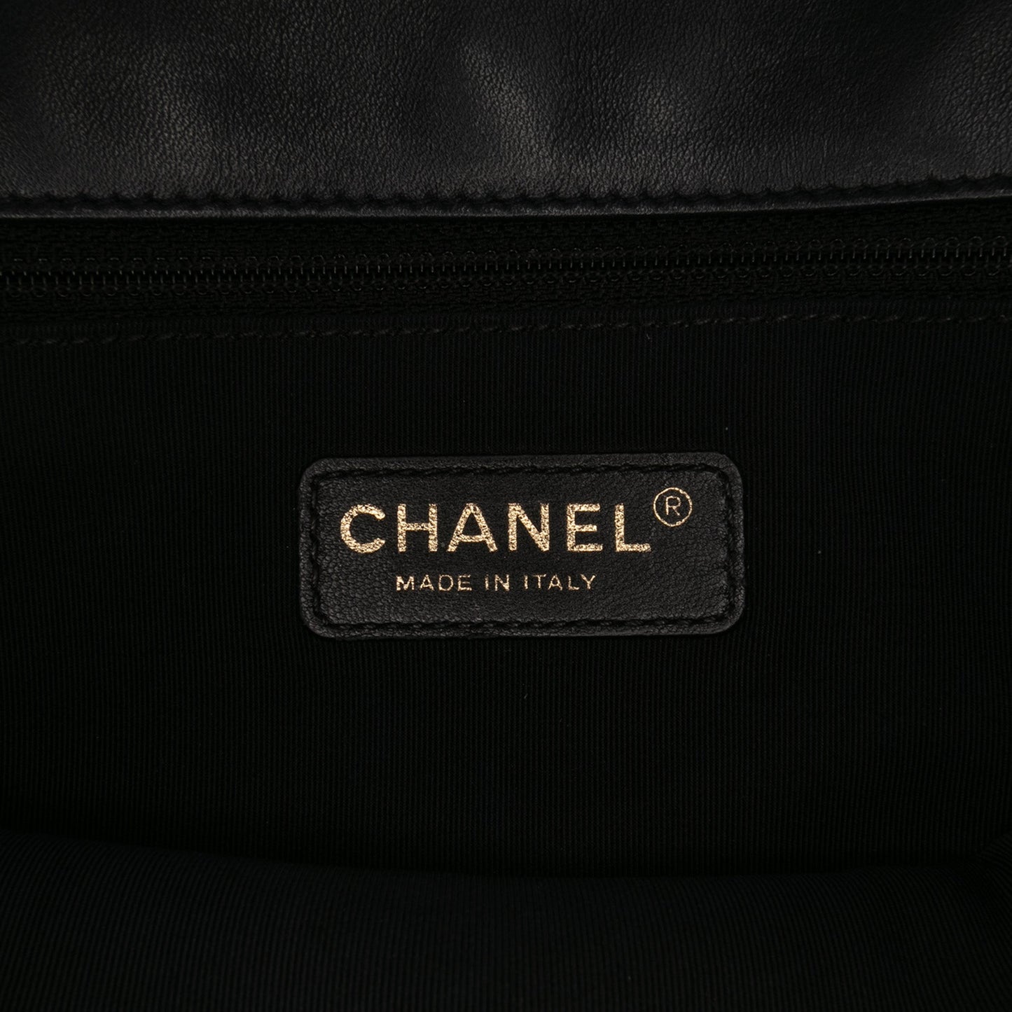Chanel Medium Bicolor Calfskin Graphic Flap