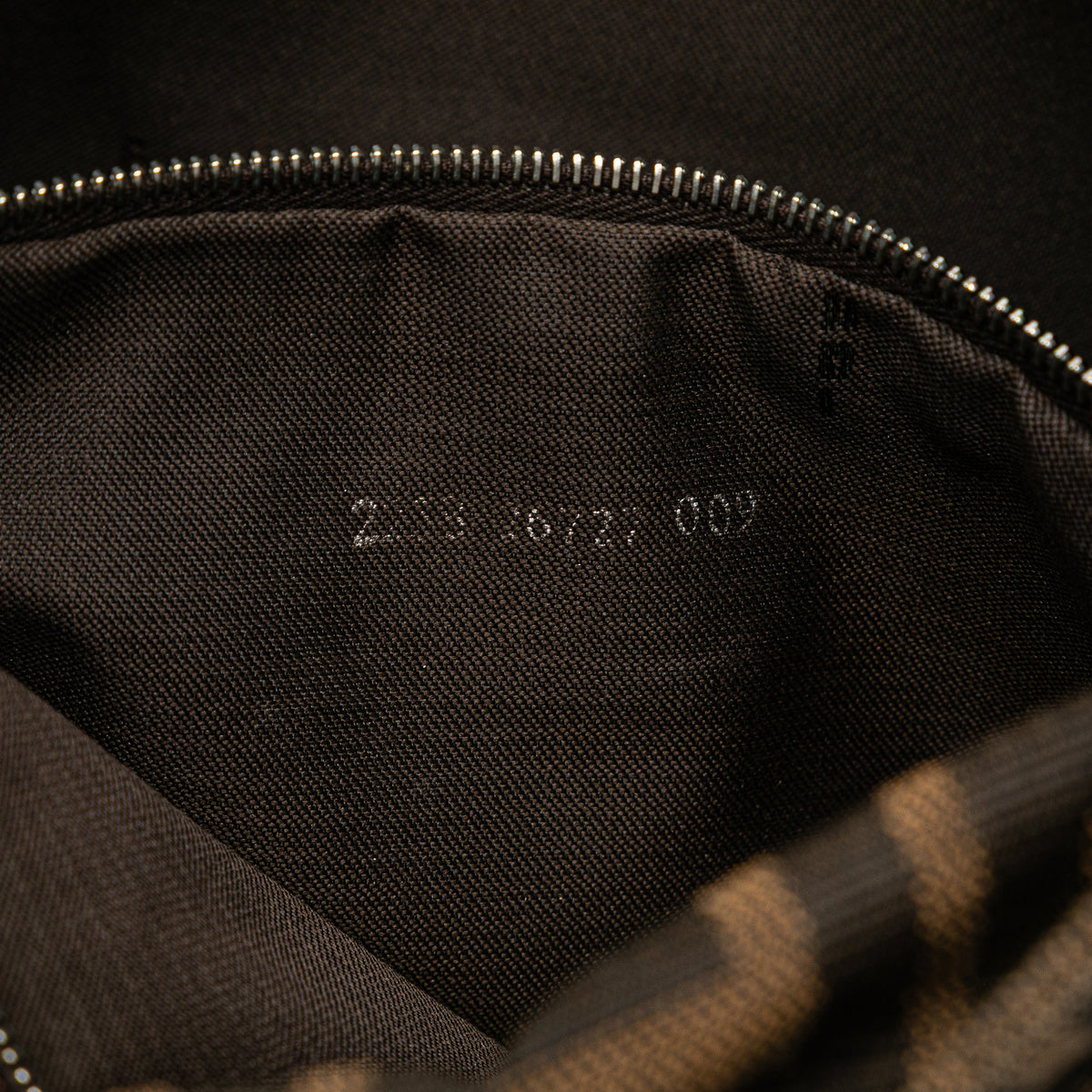 Fendi Zucca Canvas Shoulder Bag