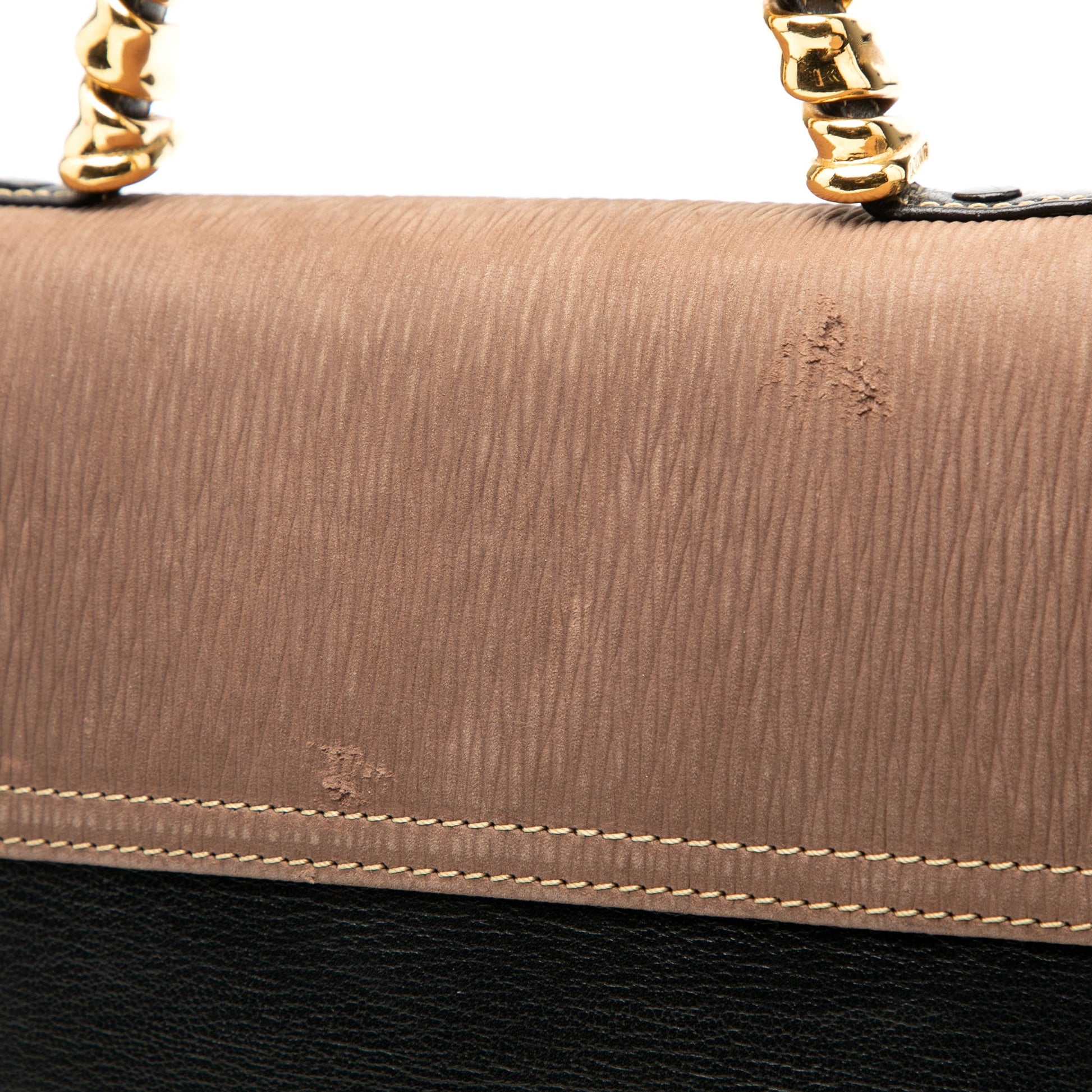 LOEWE Leather Velazquez Twist Satchel