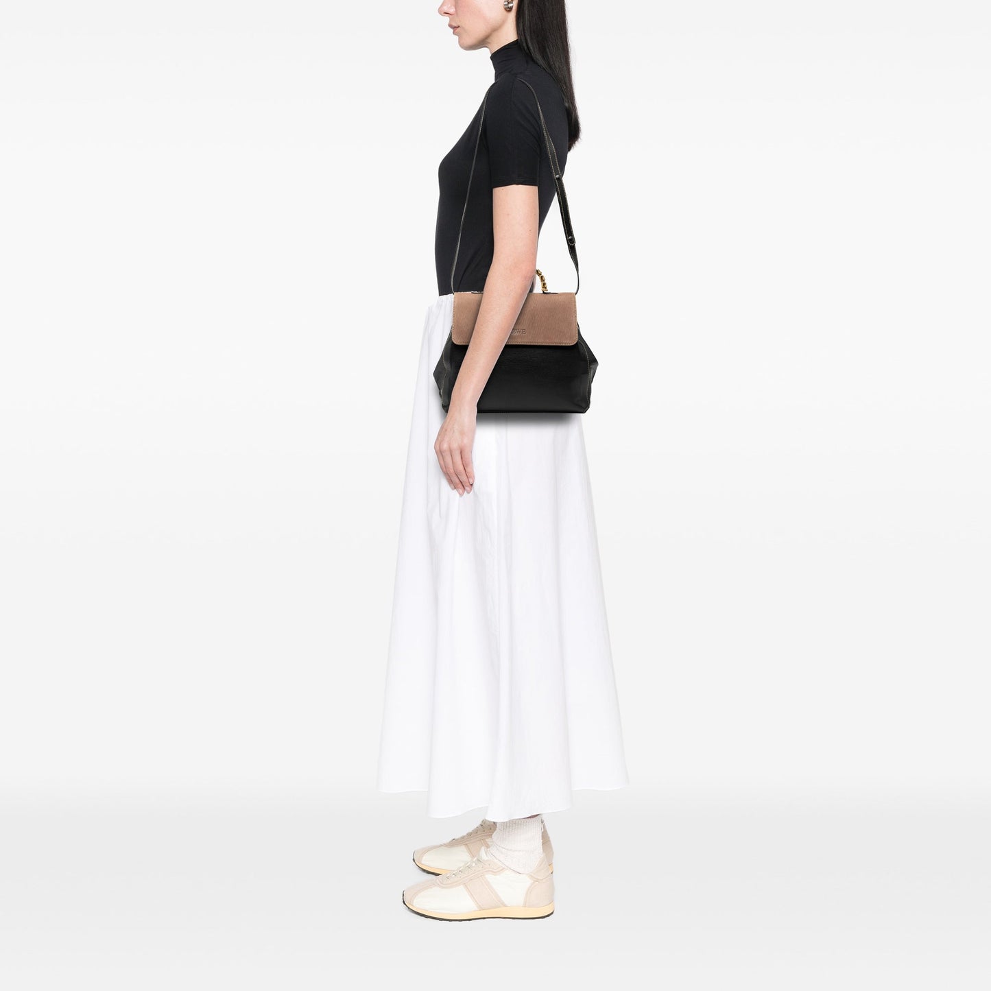 LOEWE Leather Velazquez Twist Satchel