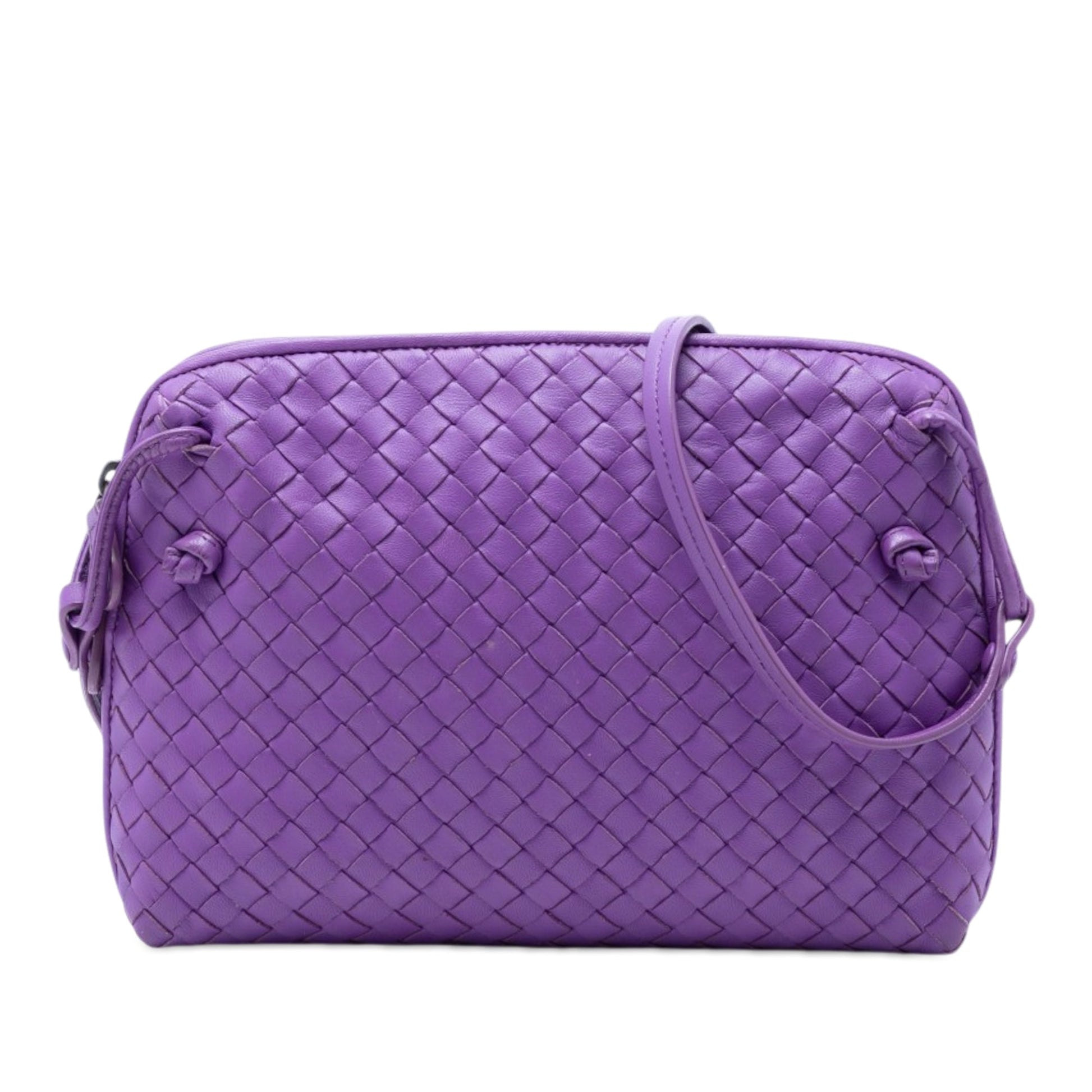 Bottega Veneta Nappa Intrecciato Nodini Crossbody