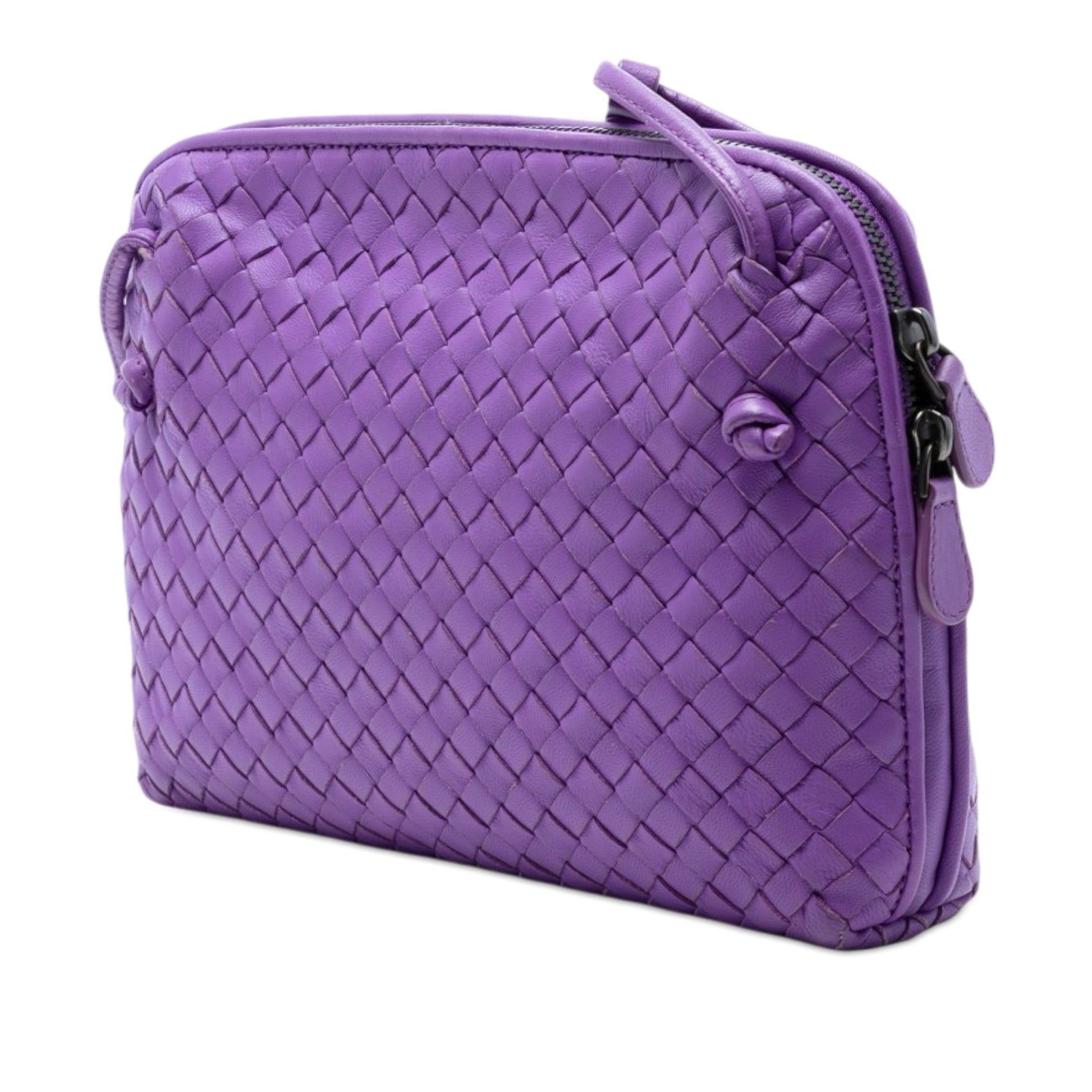 Bottega Veneta Nappa Intrecciato Nodini Crossbody