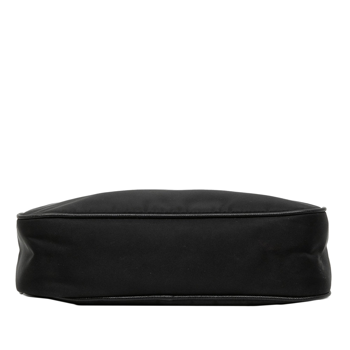 Prada Mini Saffiano Trimmed Tessuto Re Edition 2005 Satchel — Black
