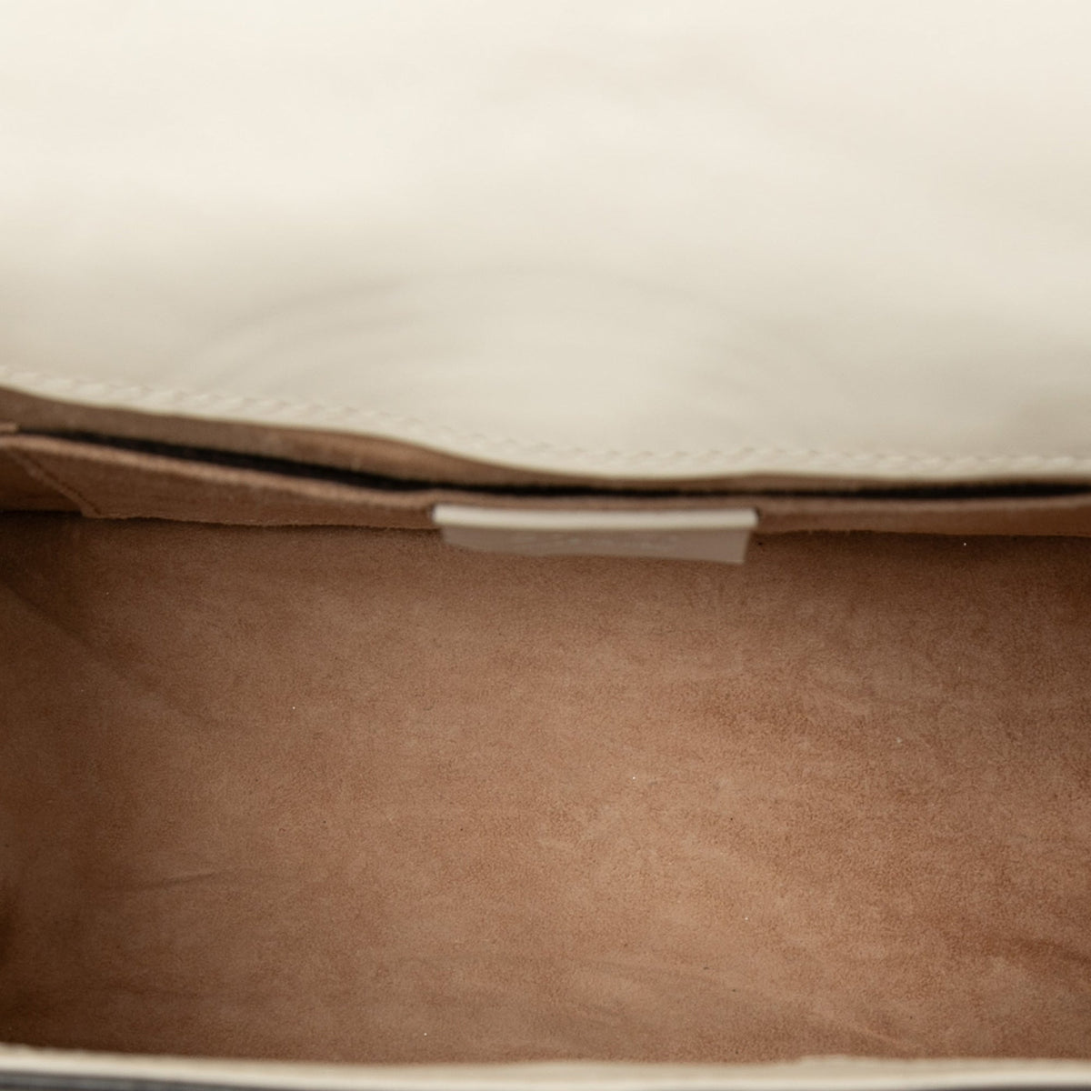 Gucci Mini Calfskin Web Sylvie Top Handle Bag — White
