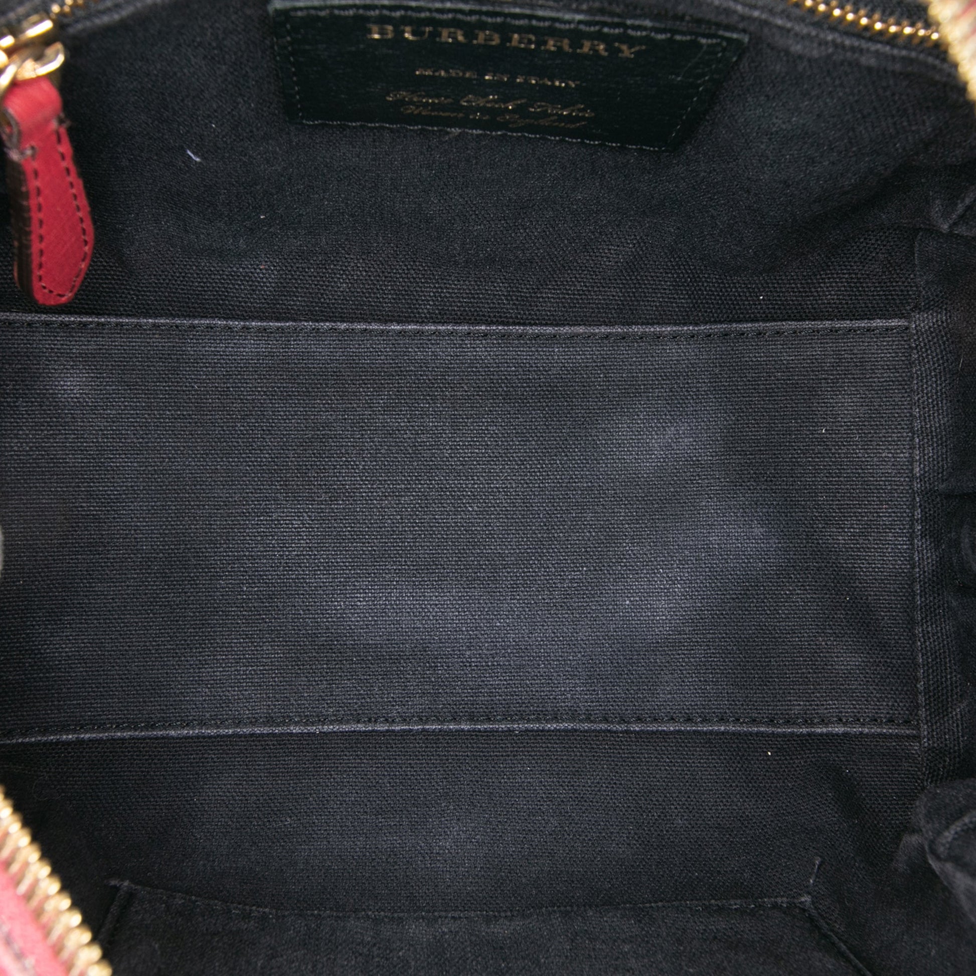 Burberry Small House Check Canvas Alchester Bowling Bag