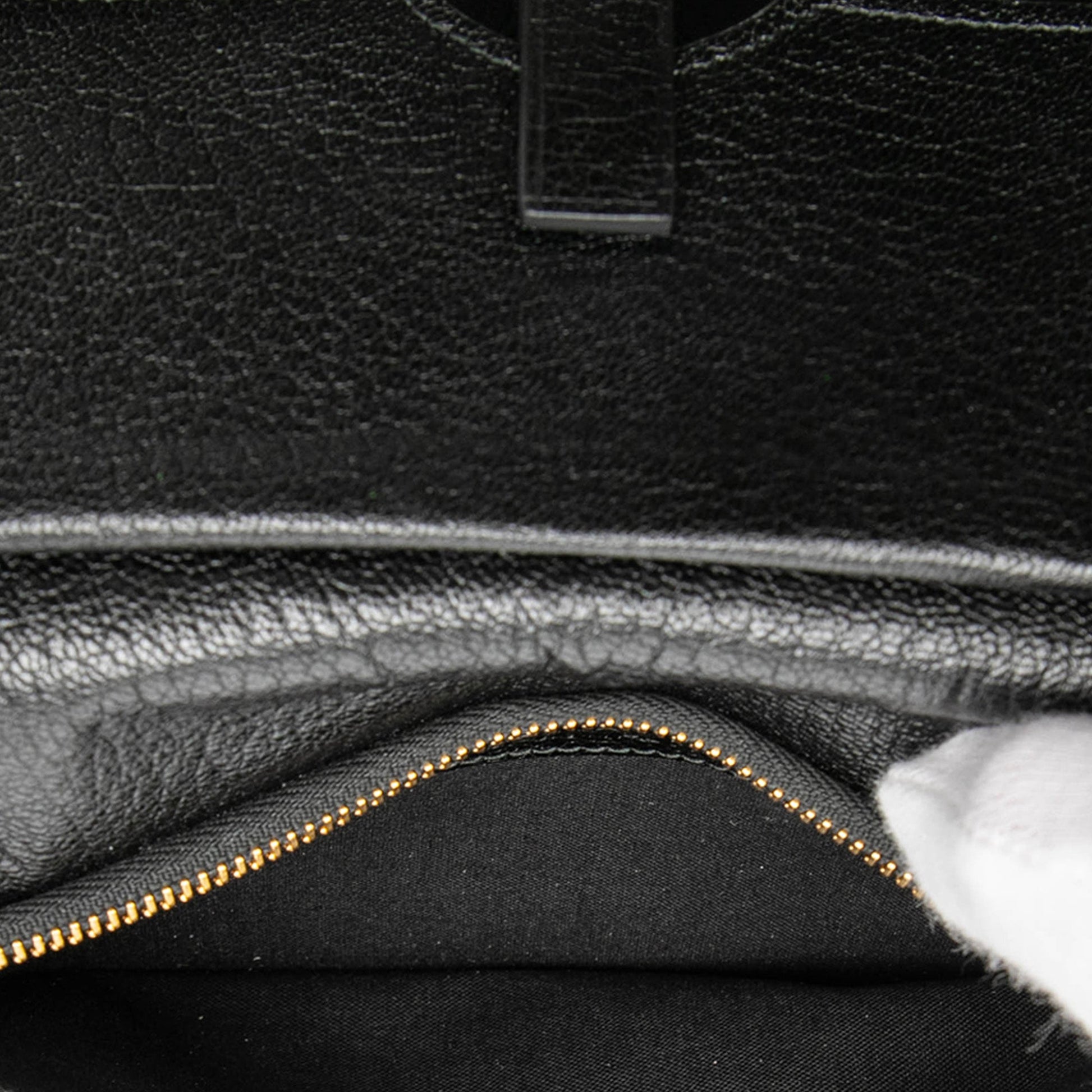 Balenciaga Chevre Motocross Metallic Edge Trifold Wallet on Chain